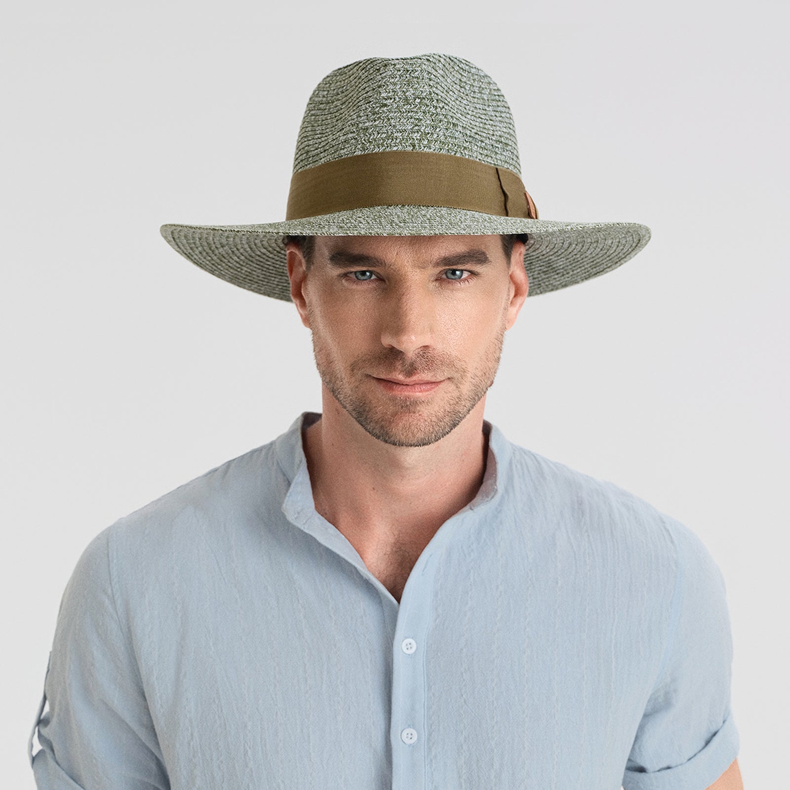 paper straw straw fedora hat