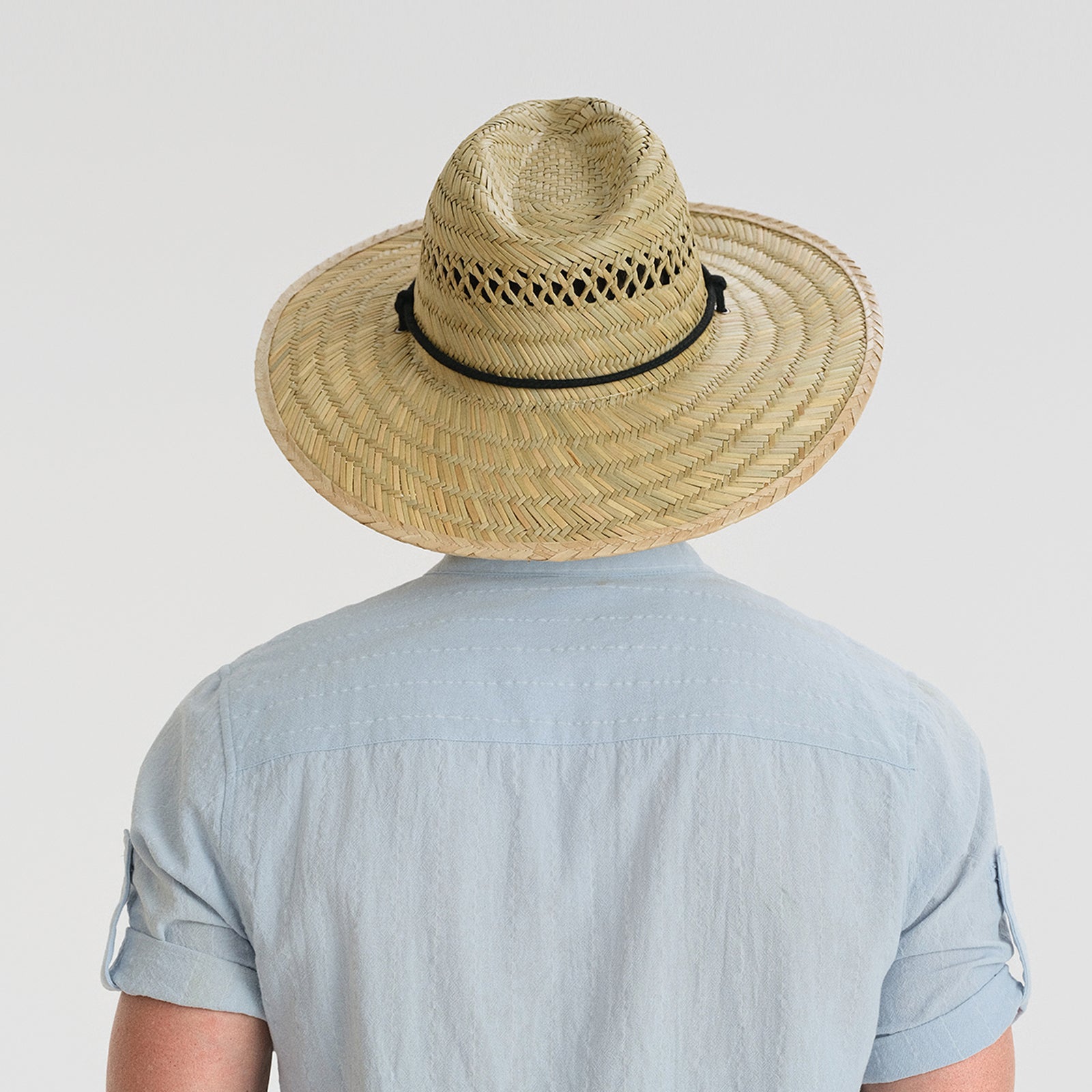 US Stock Wholesale Unisex Seagrass Lifeguard Hats with Wide Brim and UPF 50+ Sun Protection