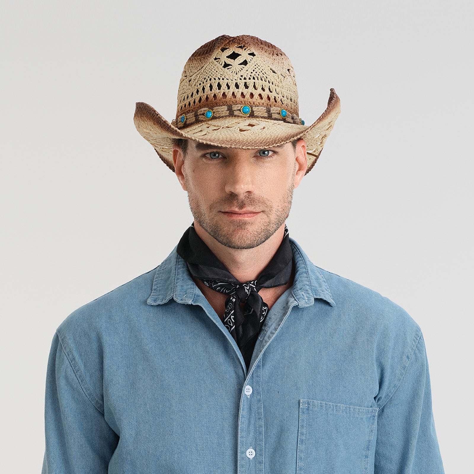 paper straw western & cowboy hat