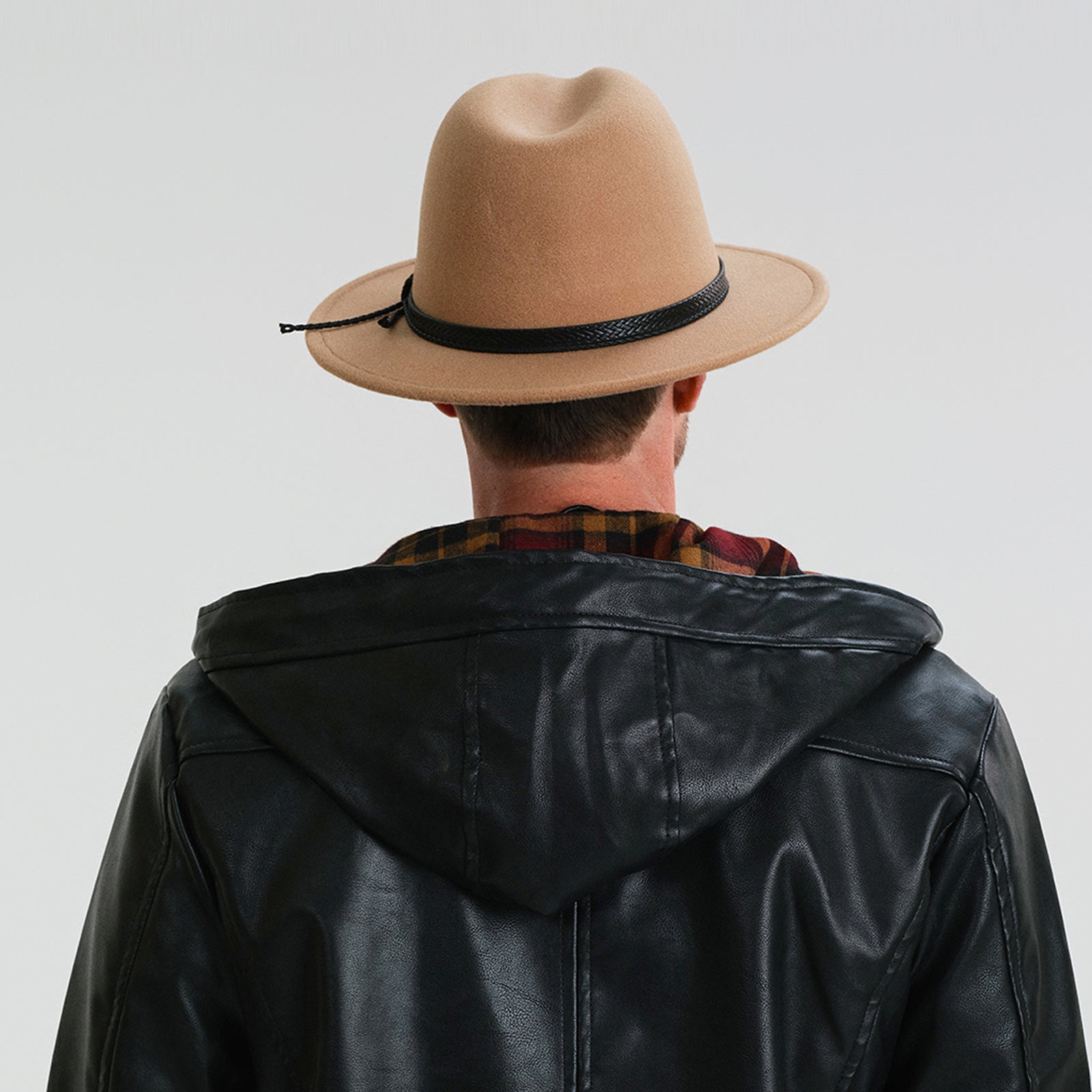 Wholesale Unisex Polyester Fedora Hat with  Flat Brim and UPF 50+ Sun Protection