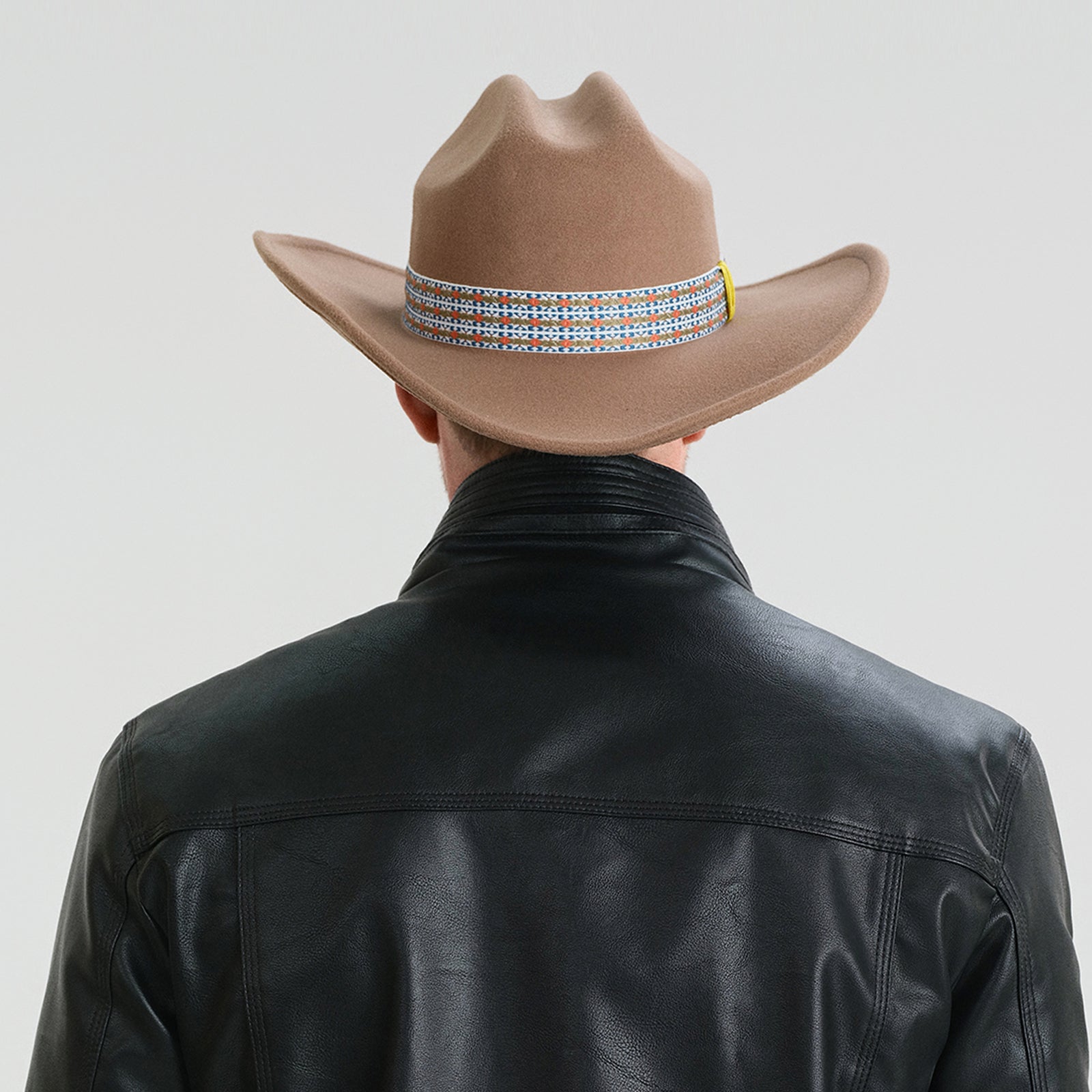 Wholesale Unisex Polyester Cowboy Hat with Upturned Brim and UPF 50+ Sun Protection