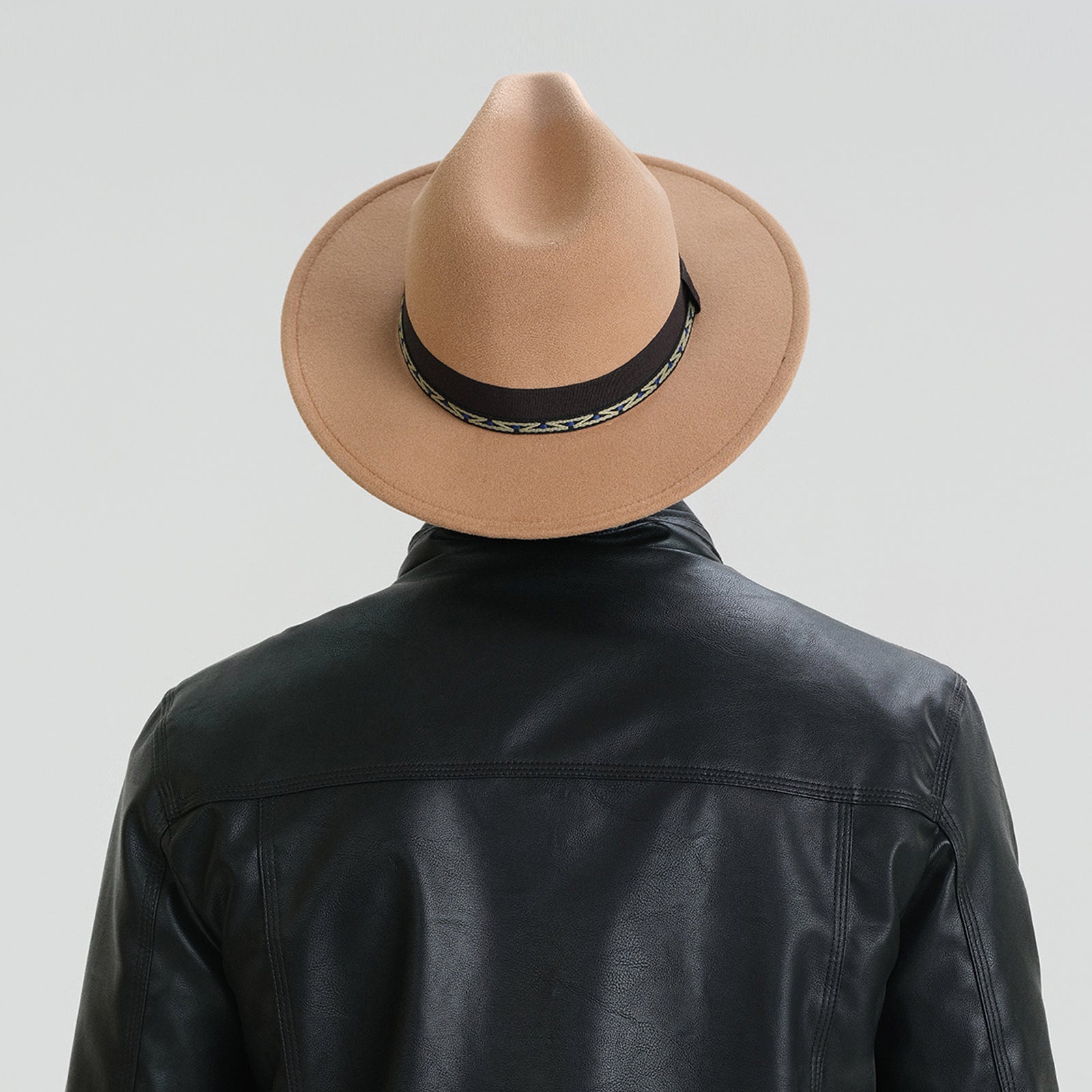 Wholesale Unisex Polyester Fedora Hat with  Flat Brim and UPF 50+ Sun Protection