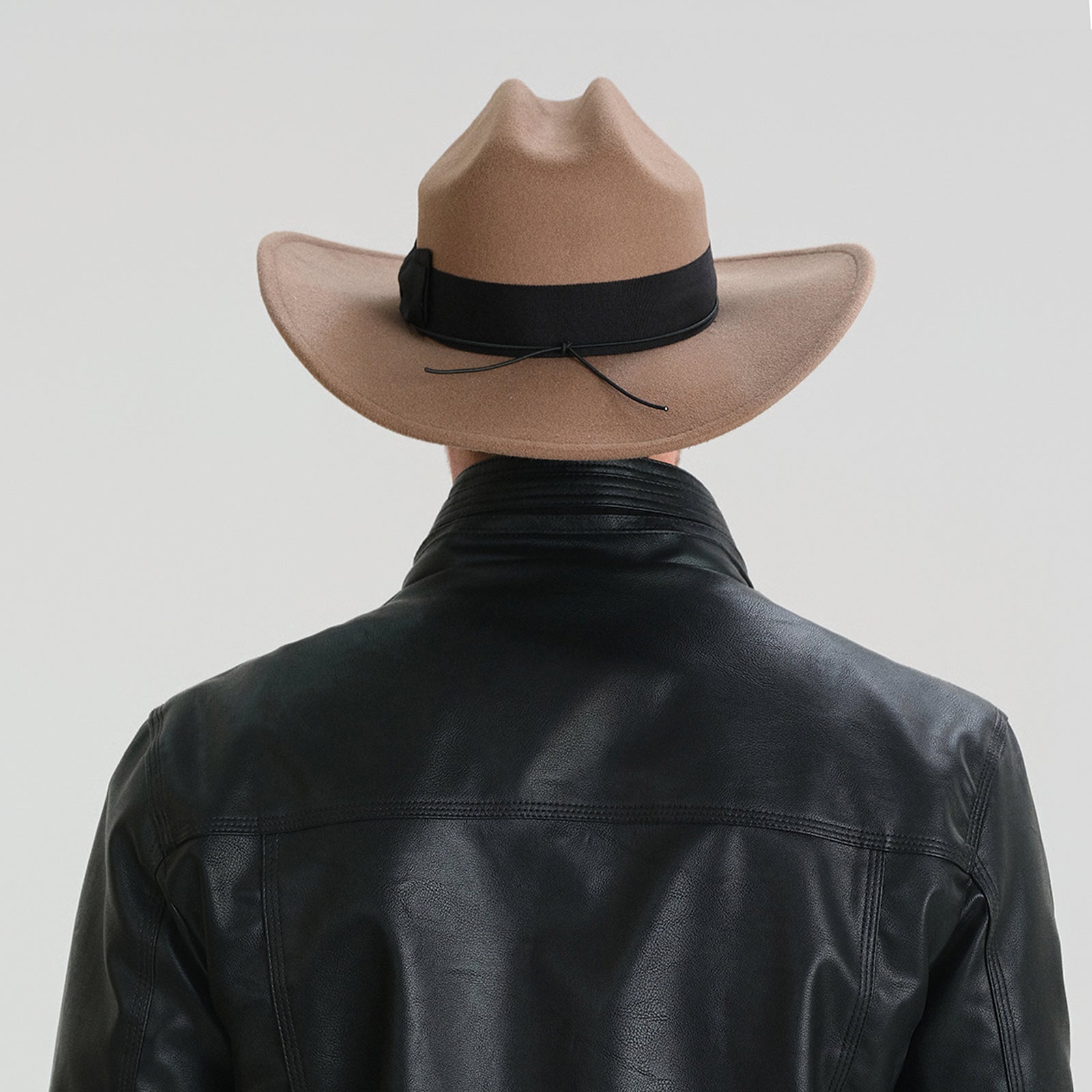 Wholesale Unisex Polyester Cowboy Hat with Upturned Brim and UPF 50+ Sun Protection