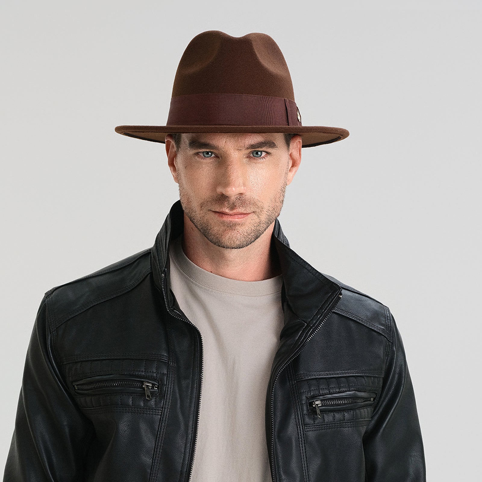 polyester classic & structured fedoras