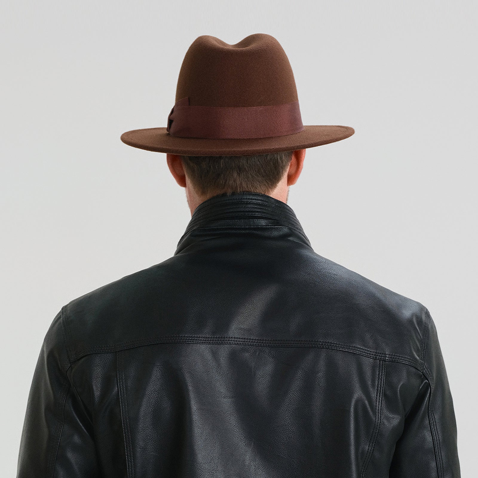 Wholesale Unisex Polyester Fedora Hat with  Flat Brim and UPF 50+ Sun Protection