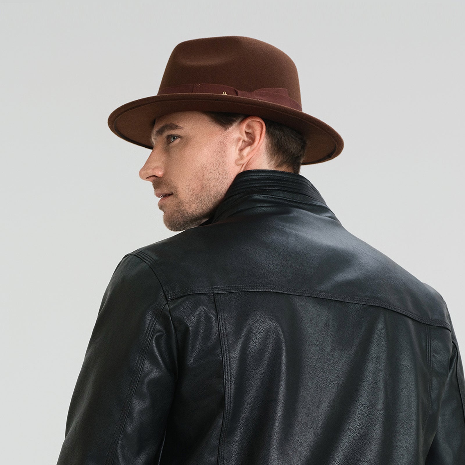 Wholesale Unisex Polyester Fedora Hat with  Flat Brim and UPF 50+ Sun Protection