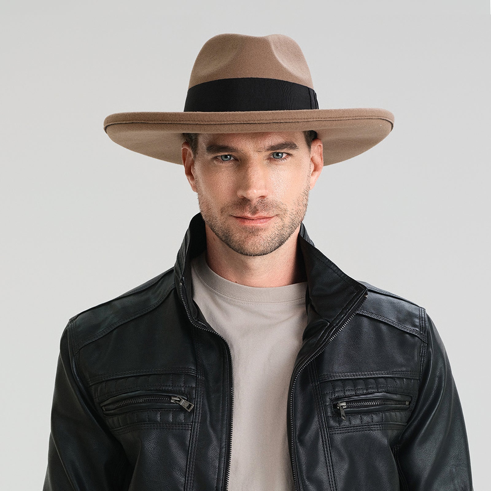 polyester,nylon classic & structured fedoras hat