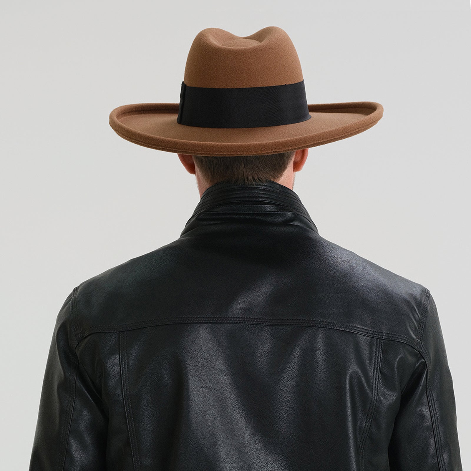Wholesale Unisex Polyester Fedora Hat with  Flat Brim and UPF 50+ Sun Protection