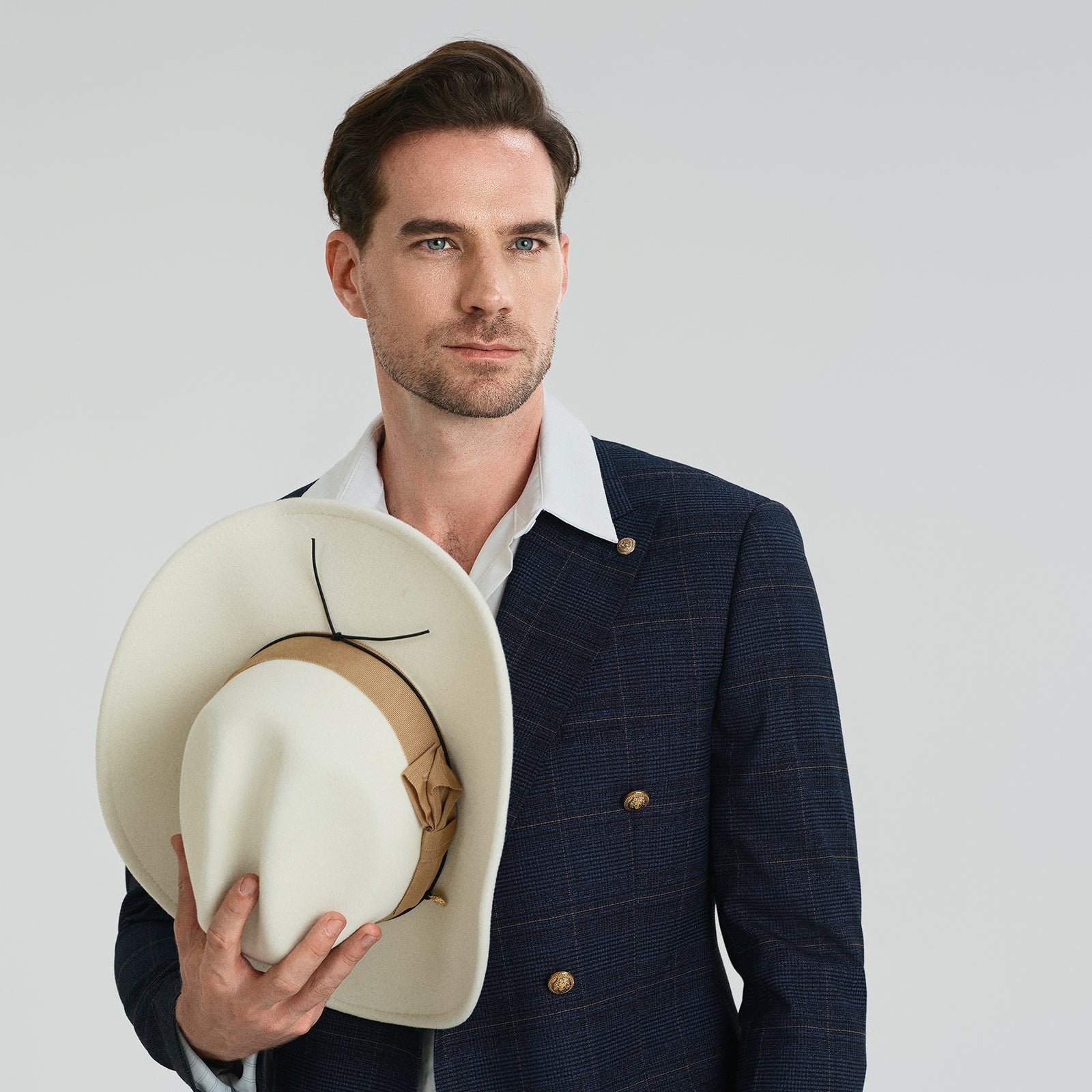 Wholesale Unisex Polyester Cowboy Hat with Upturned Brim and UPF 50+ Sun Protection