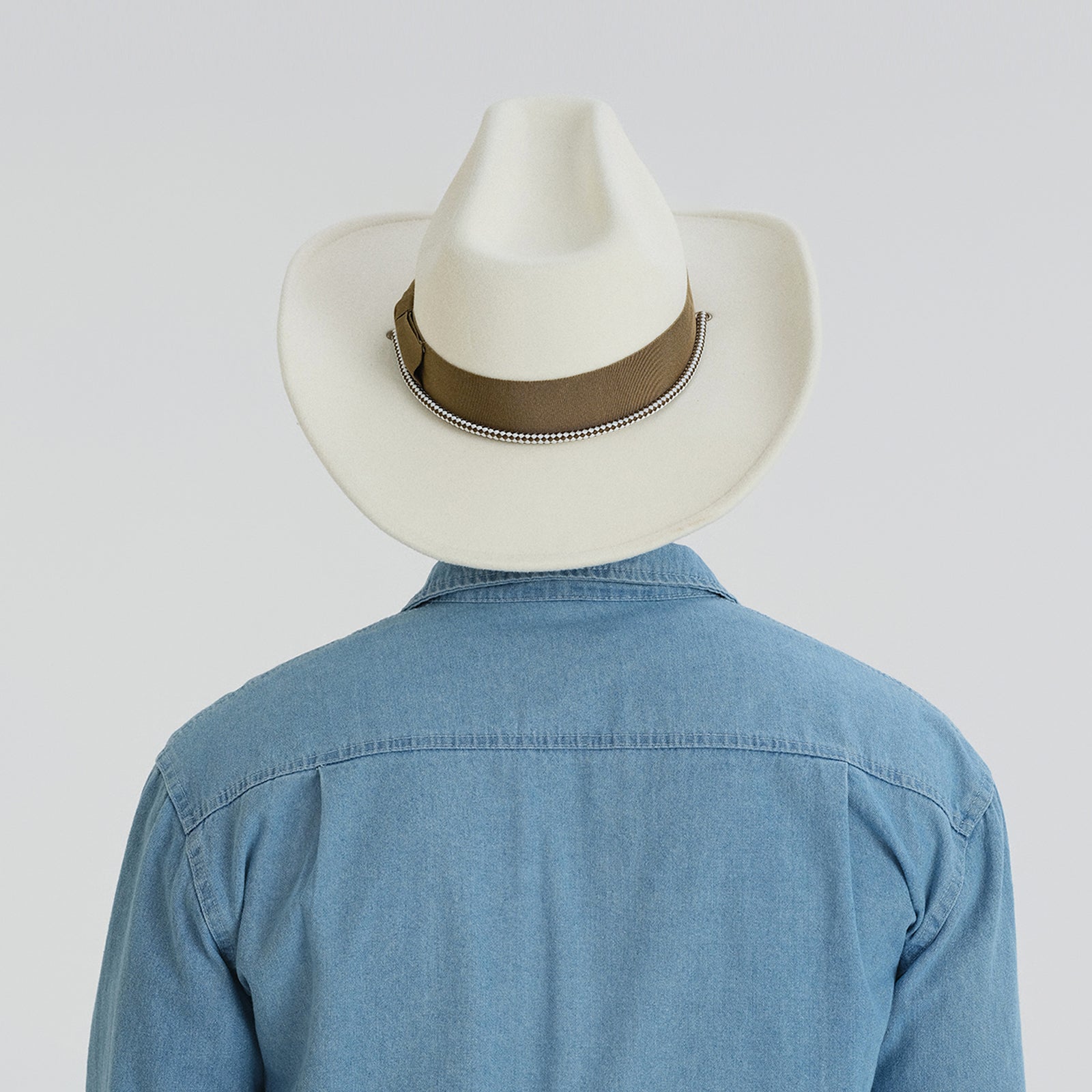 Wholesale Unisex Polyester Cowboy Hat with Upturned Brim and UPF 50+ Sun Protection