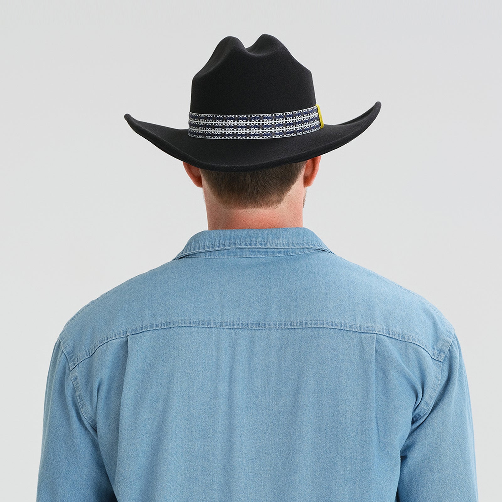 Wholesale Unisex Polyester Cowboy Hat with Upturned Brim and UPF 50+ Sun Protection