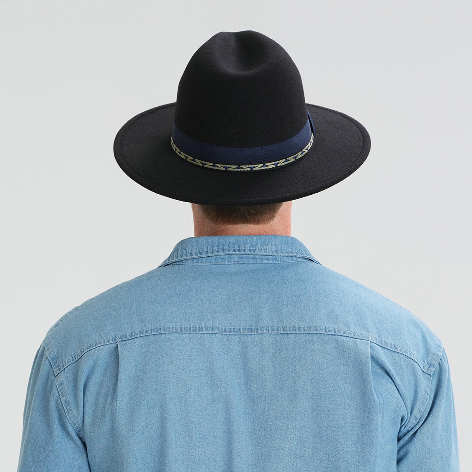 Wholesale Unisex Polyester Fedora Hat with  Flat Brim and UPF 50+ Sun Protection