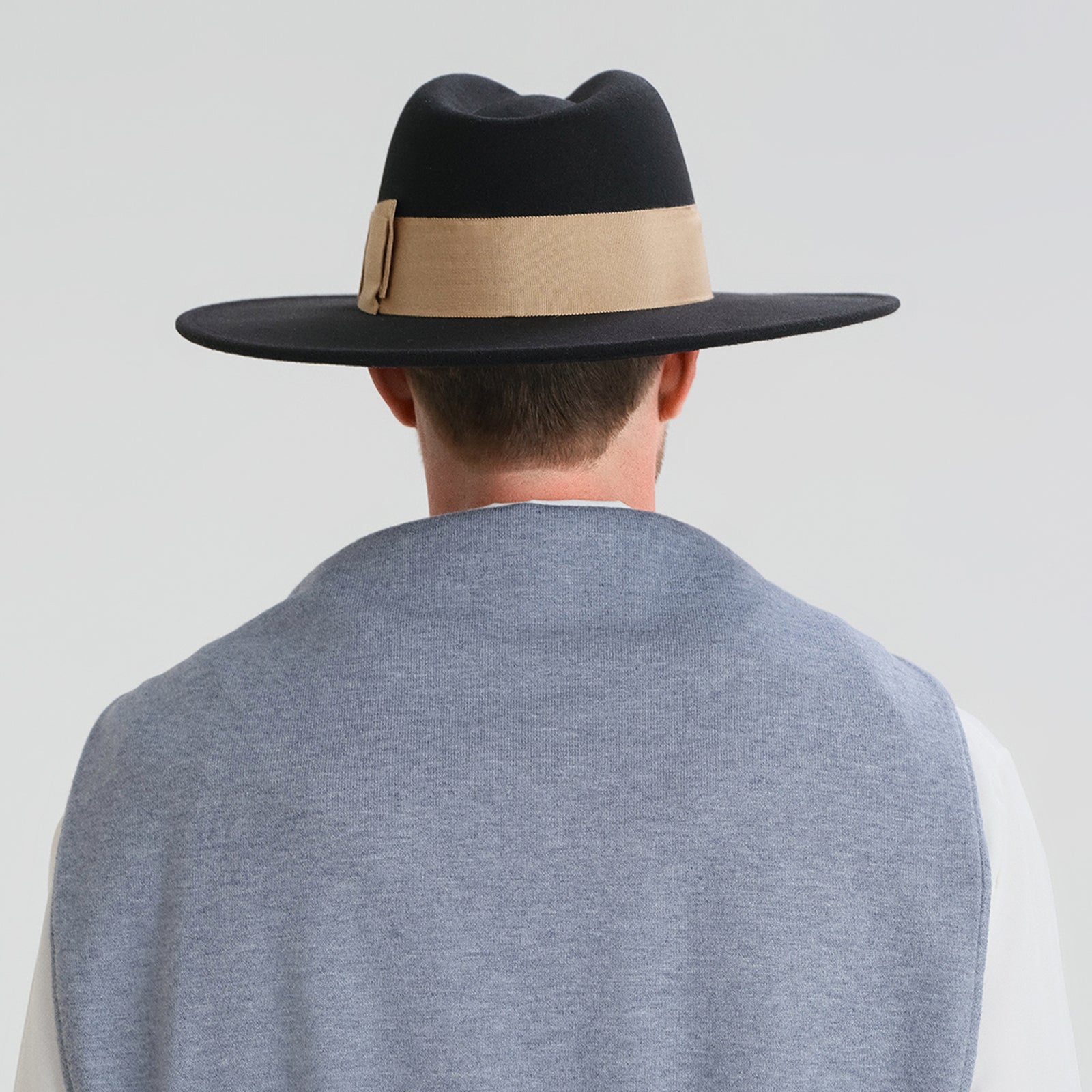 Wholesale Unisex Polyester Fedora Hat with  Flat Brim and UPF 50+ Sun Protection