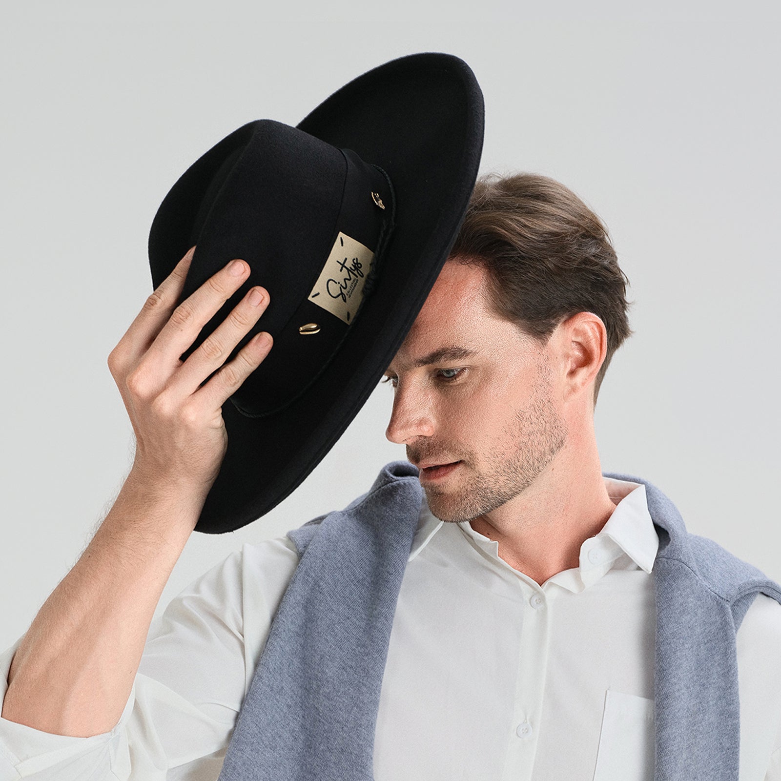 Wholesale Unisex Polyester Fedora Hat with Upturned Brim and UPF 50+ Sun Protection