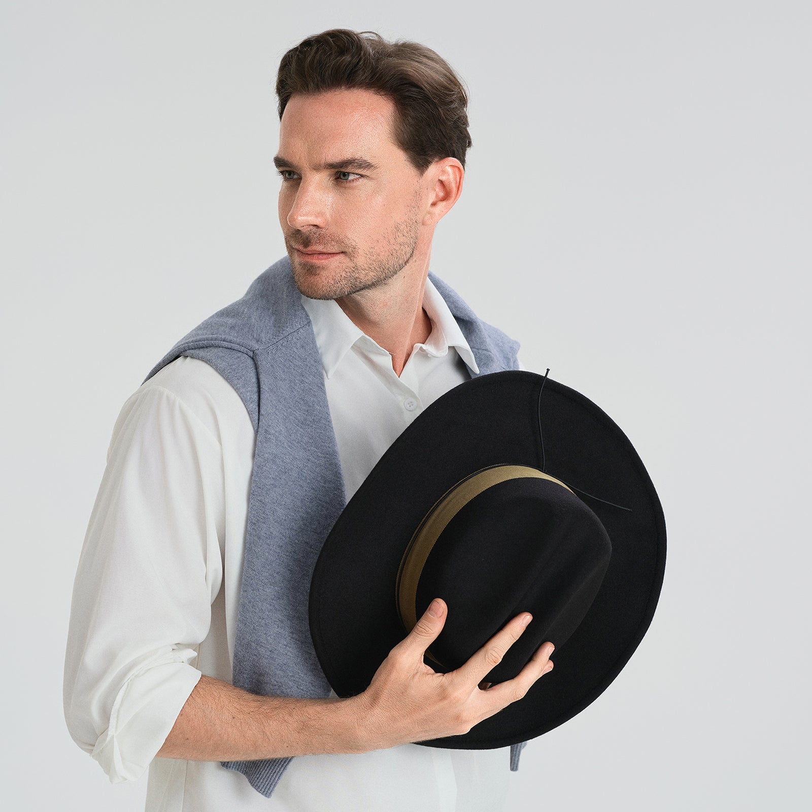 Wholesale Unisex Polyester Cowboy Hat with Upturned Brim and UPF 50+ Sun Protection