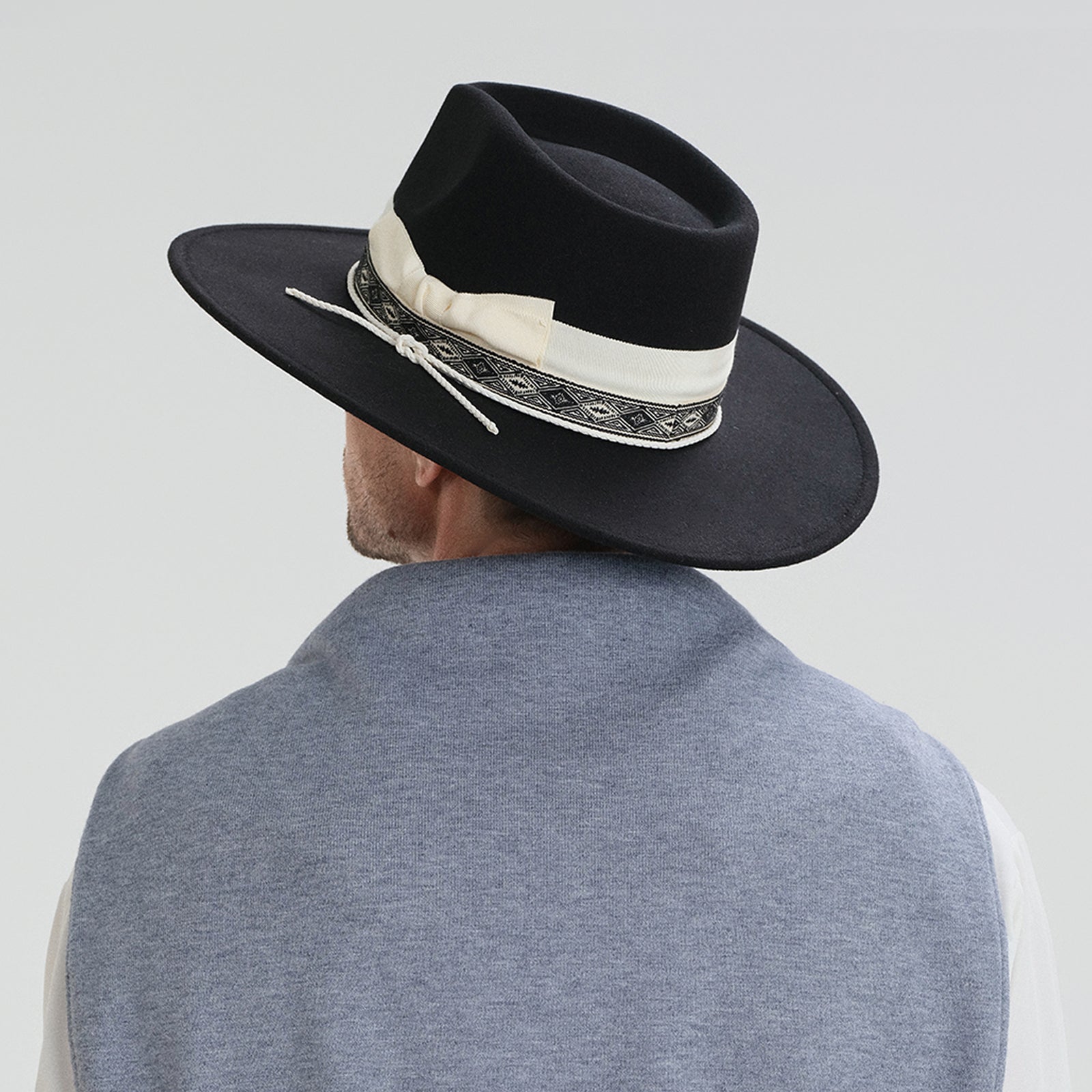 Wholesale Unisex Polyester Fedora Hat with  Flat Brim and UPF 50+ Sun Protection