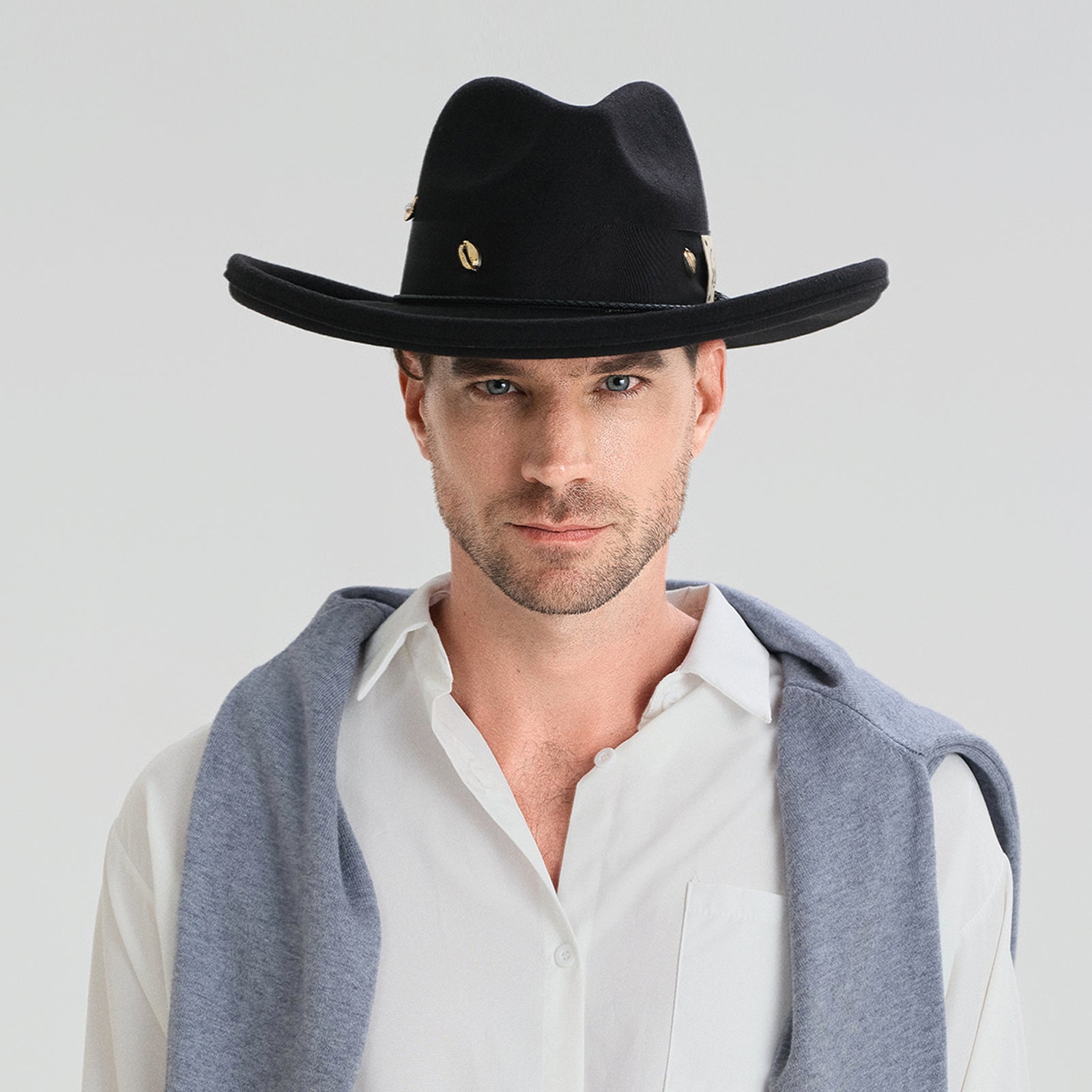 Wholesale Unisex Polyester Fedora Hat with Upturned Brim and UPF 50+ Sun Protection