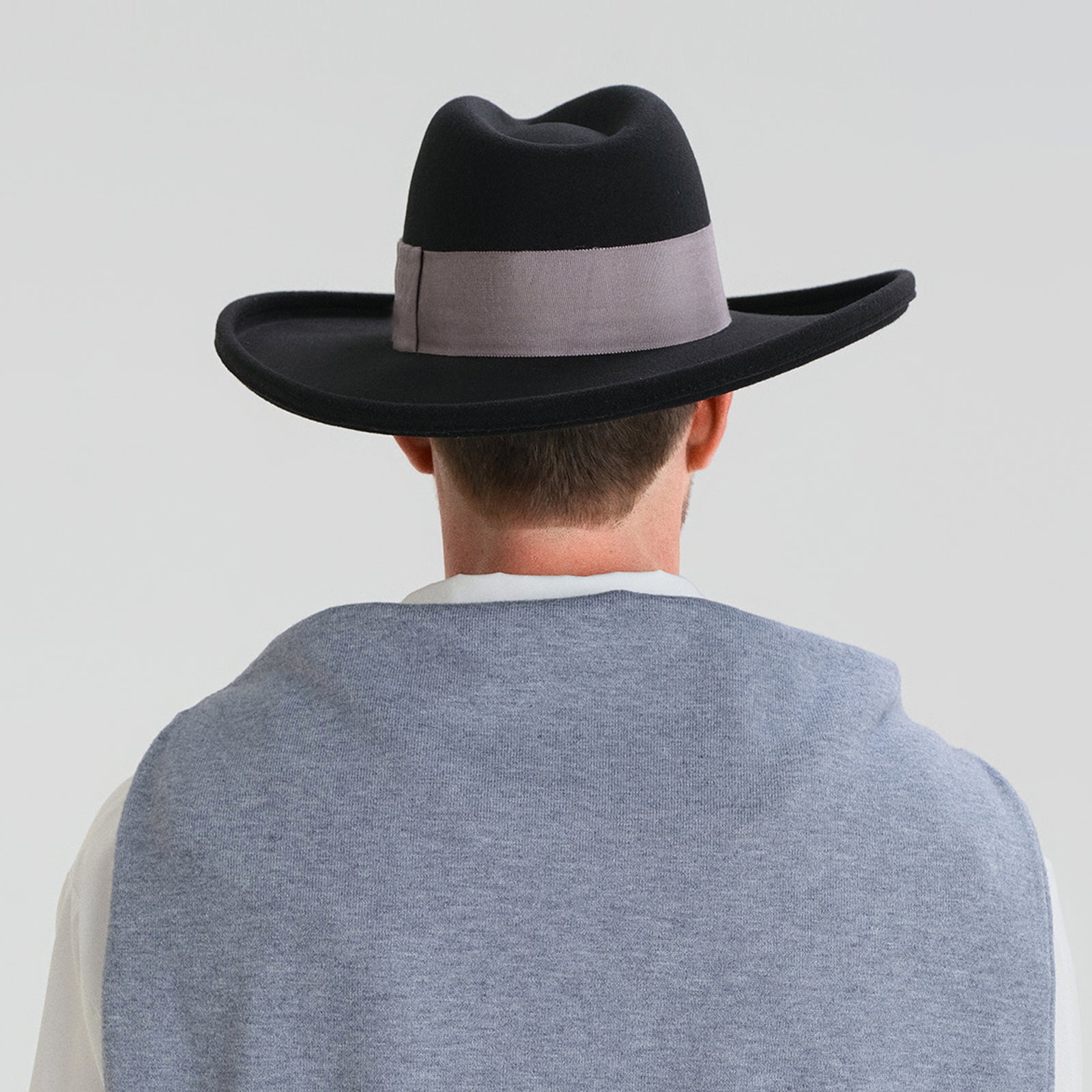 Wholesale Unisex Polyester Fedora Hat with  Flat Brim and UPF 50+ Sun Protection