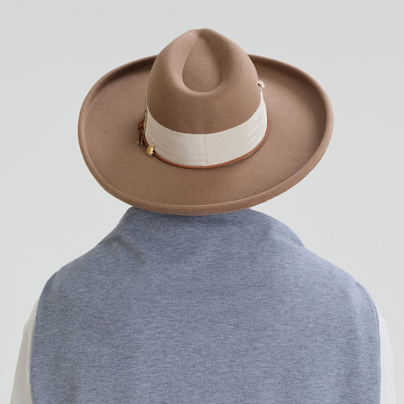 Wholesale Unisex Polyester Fedora Hat with Upturned Brim and UPF 50+ Sun Protection