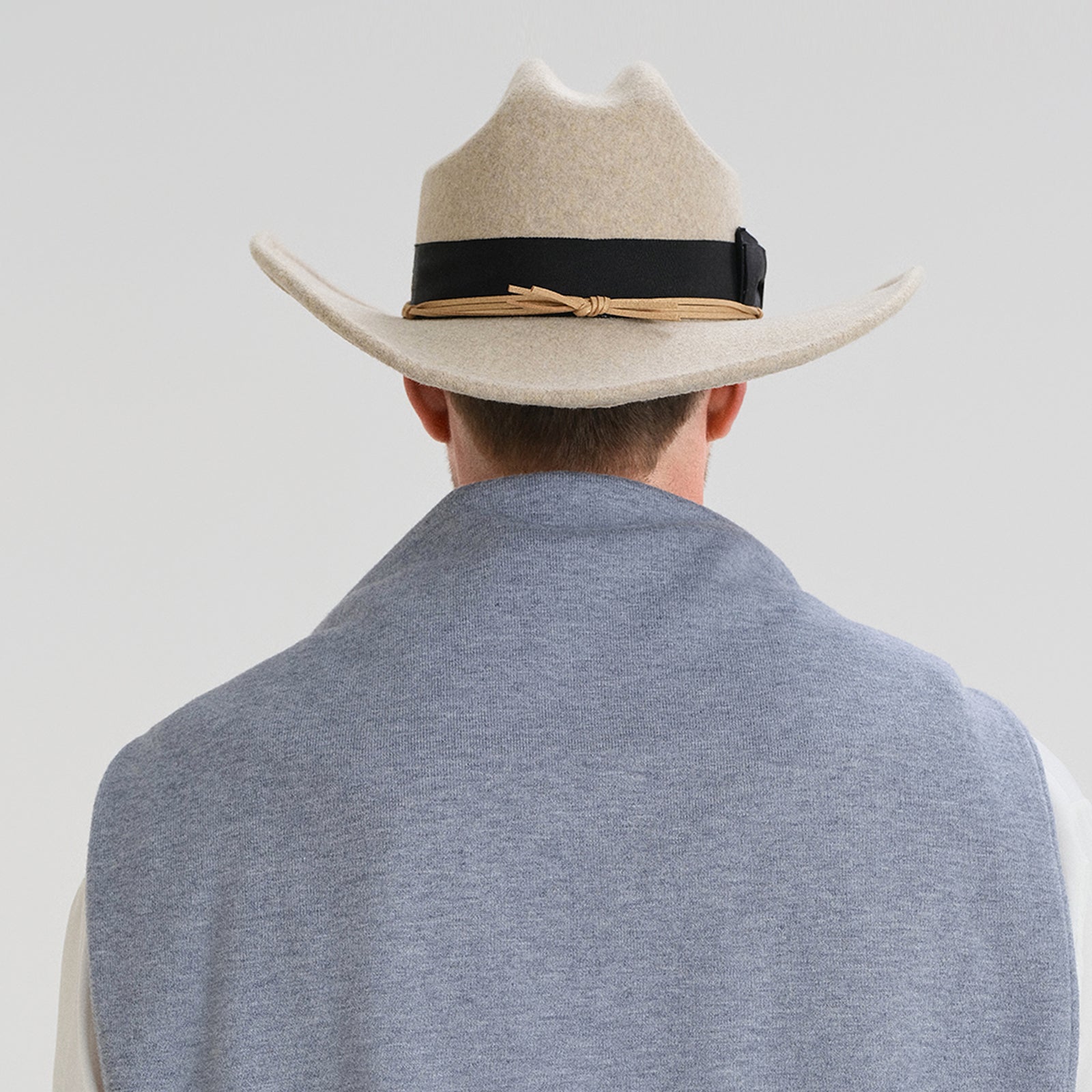 Wholesale Unisex Polyester Cowboy Hat with Upturned Brim and UPF 50+ Sun Protection