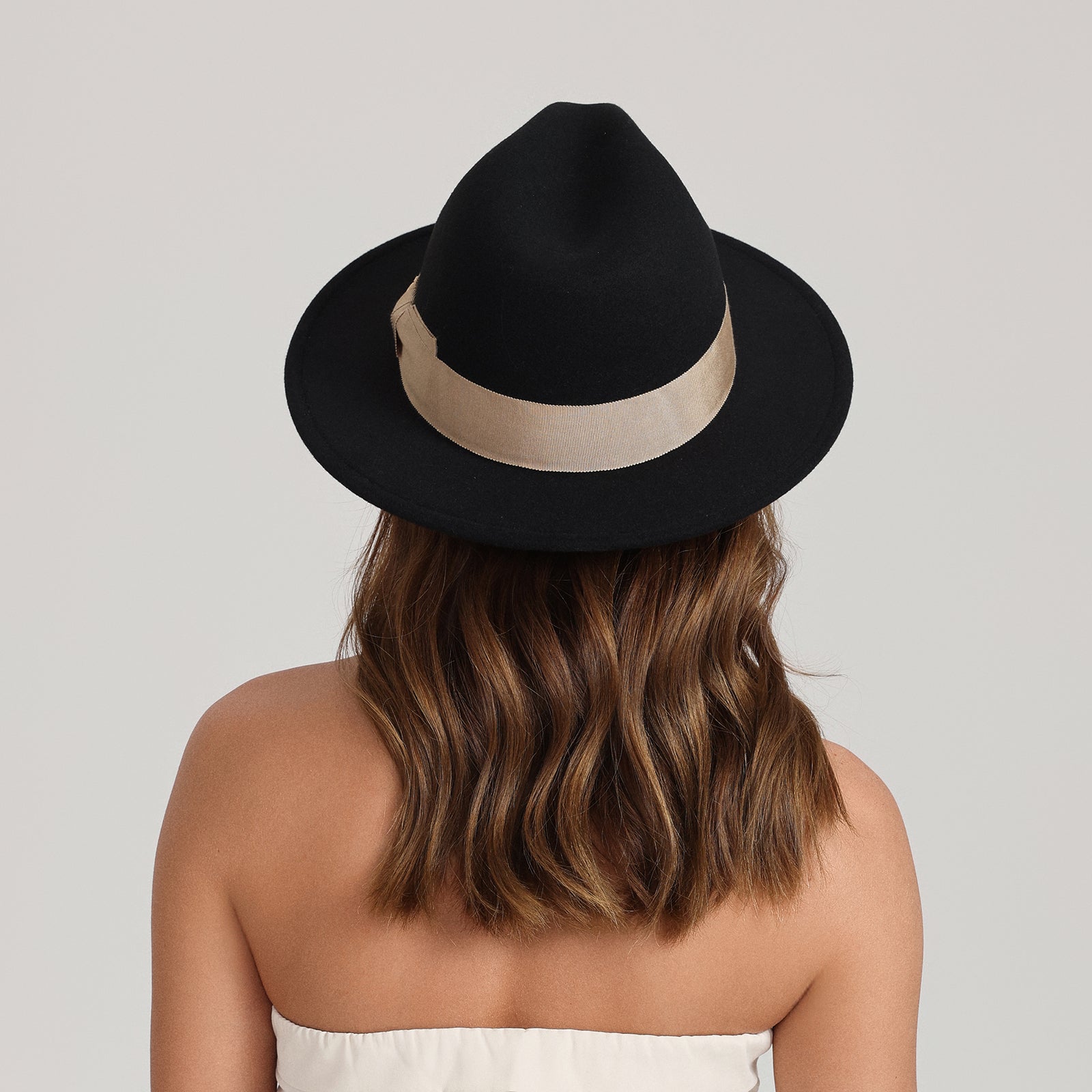 Wholesale Unisex Polyester Fedora Hat with  Flat Brim and UPF 50+ Sun Protection