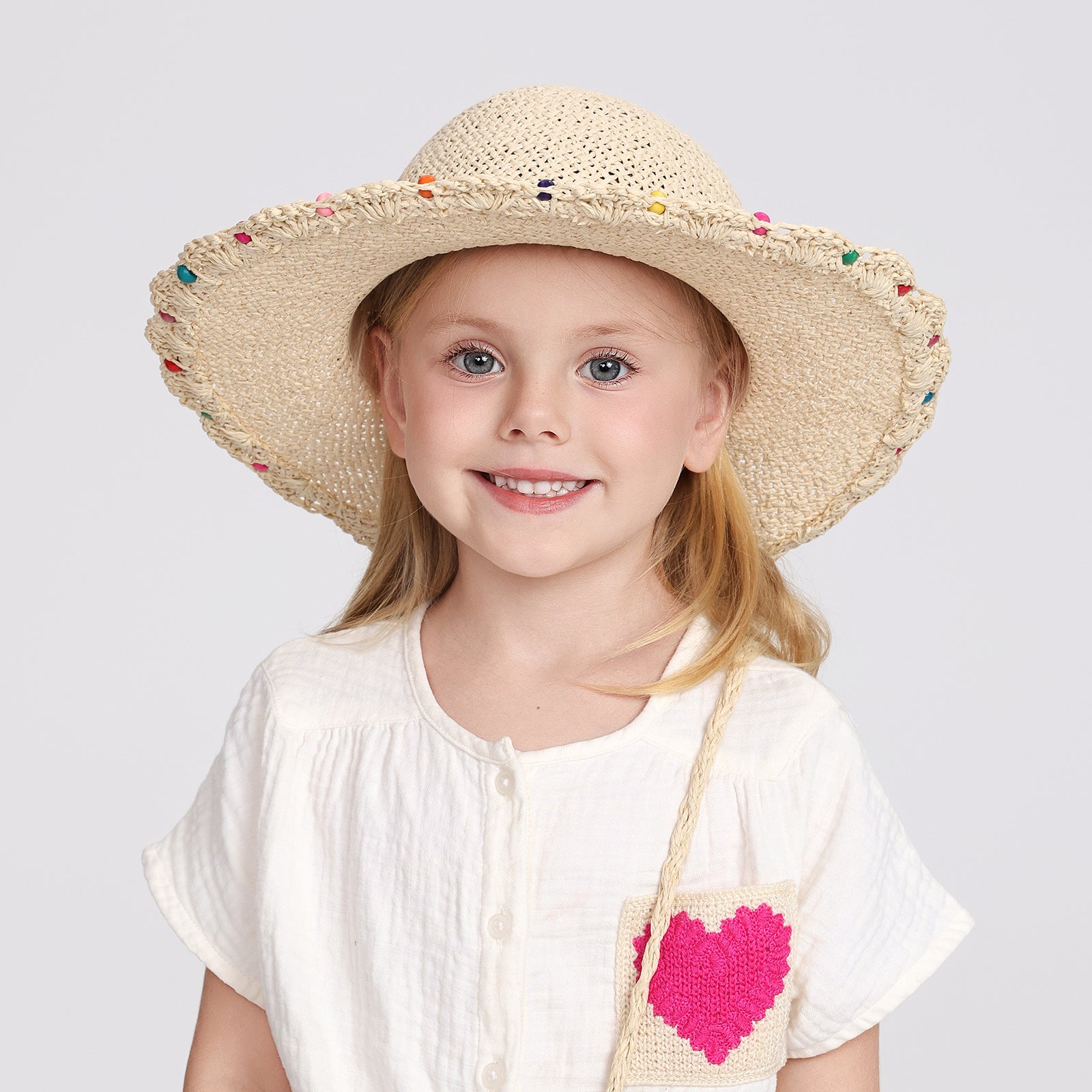 paper straw sun hats & beach visors