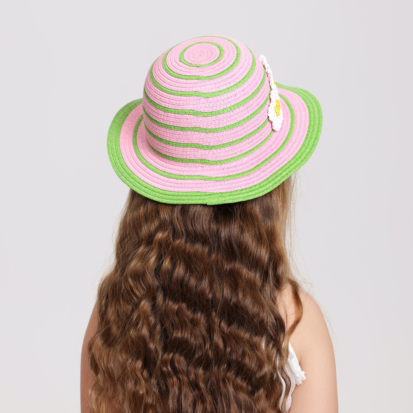 Wholesale Children's Paper Straw Sun Hat for Ages 2-6 with UPF 50+ Sun Protection