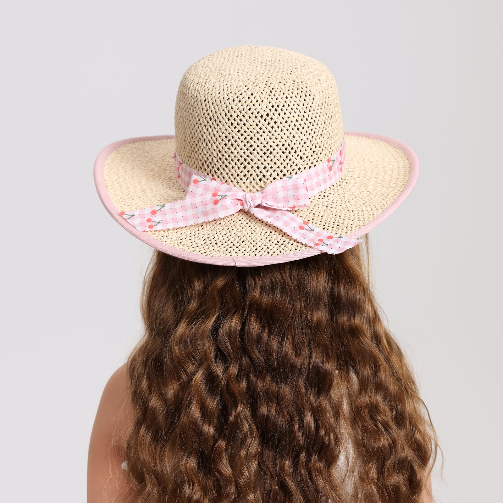 Wholesale Children's Paper Straw Sun Hat for Ages 2-6 with UPF 50+ Sun Protection