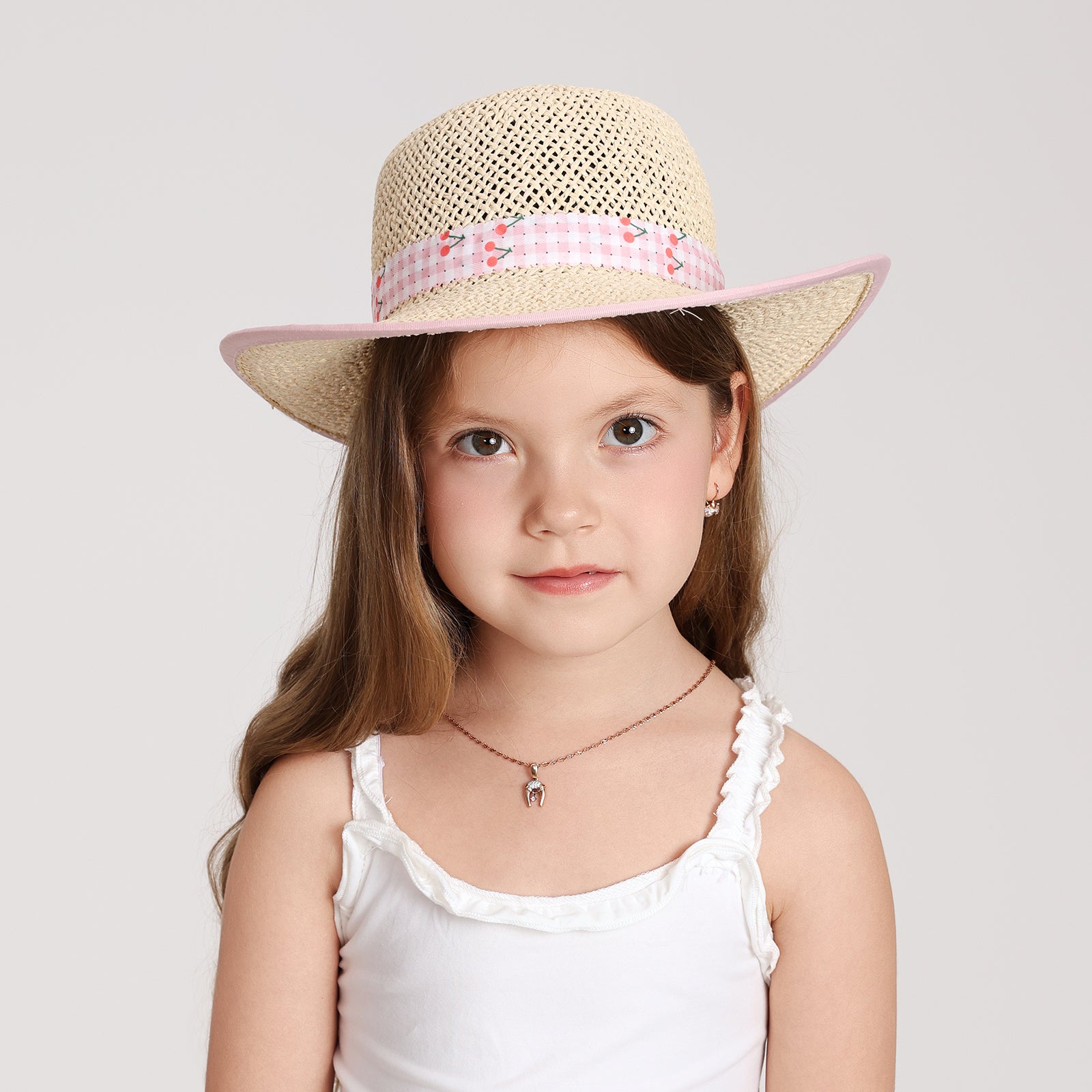 Wholesale Children's Paper Straw Sun Hat for Ages 2-6 with UPF 50+ Sun Protection