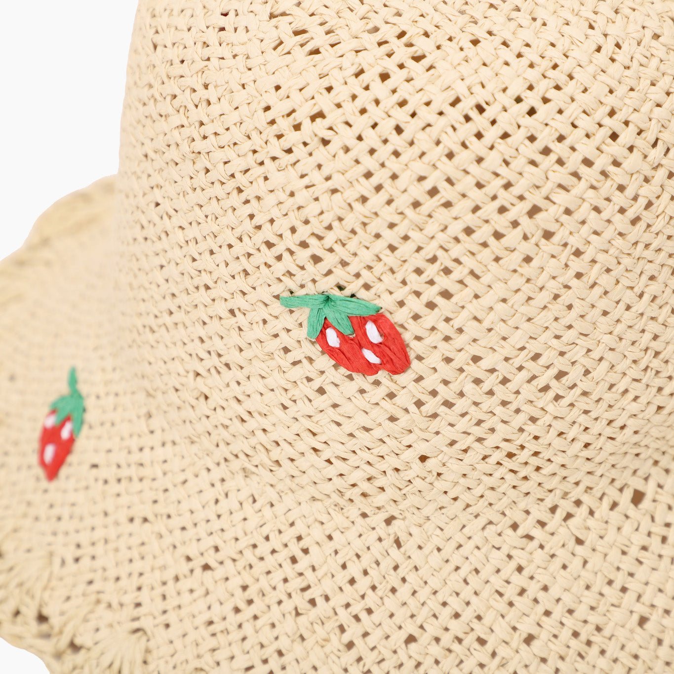 Wholesale Children's Paper Straw Bucket Hat for Ages 2-6 with UPF 50+ Sun Protection