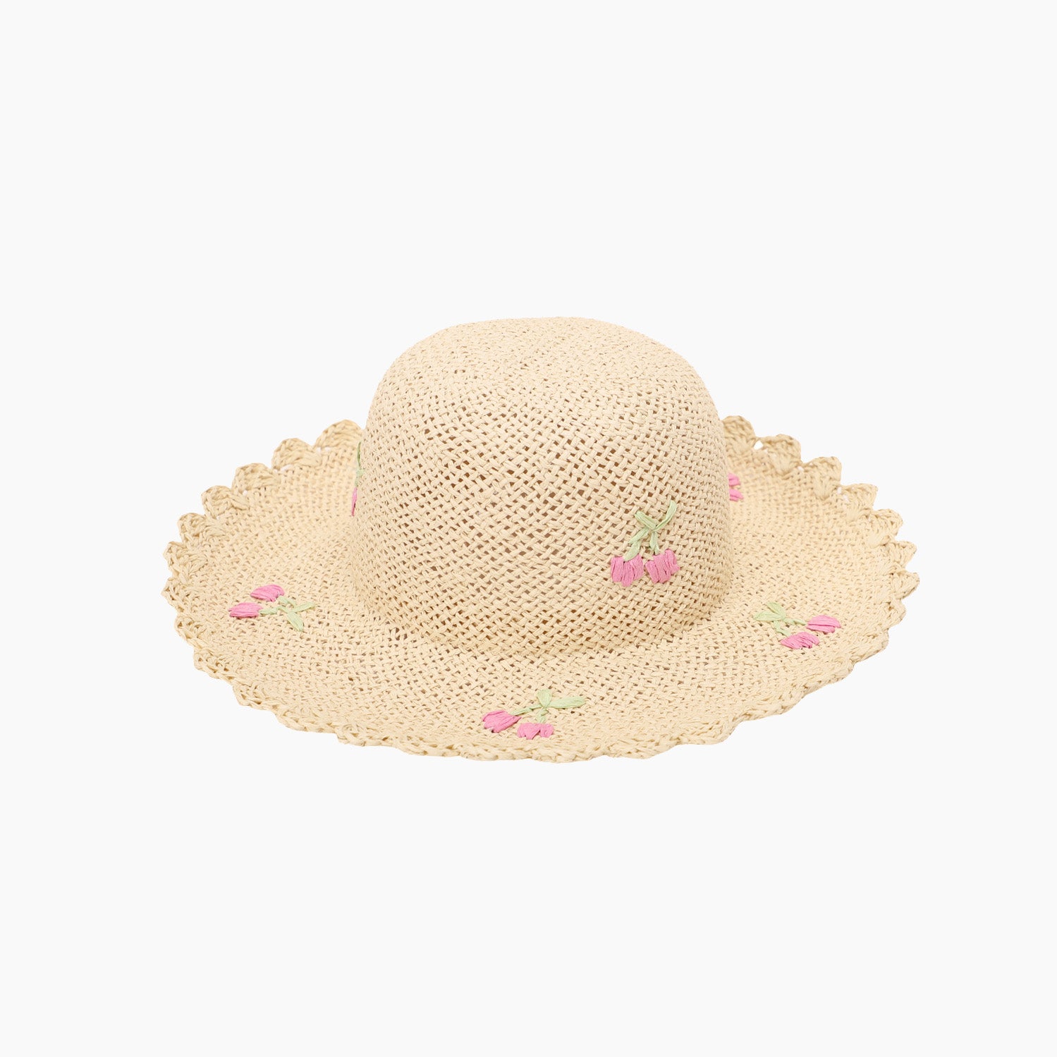 Wholesale Children's Paper Straw Sun Hat for Ages 2-6 with UPF 50+ Sun Protection