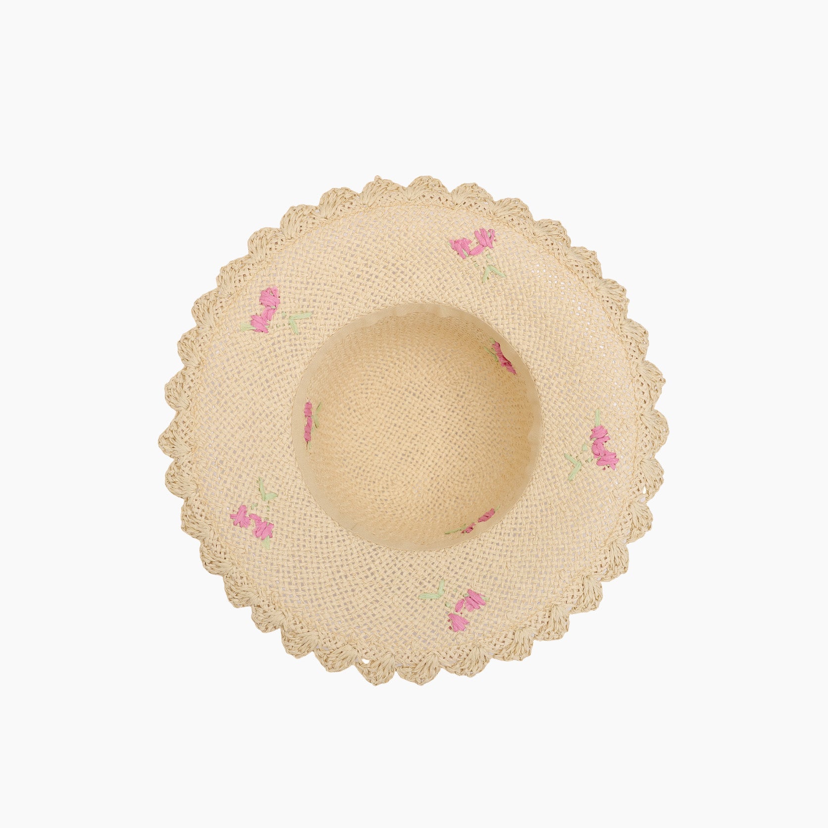 Wholesale Children's Paper Straw Sun Hat for Ages 2-6 with UPF 50+ Sun Protection