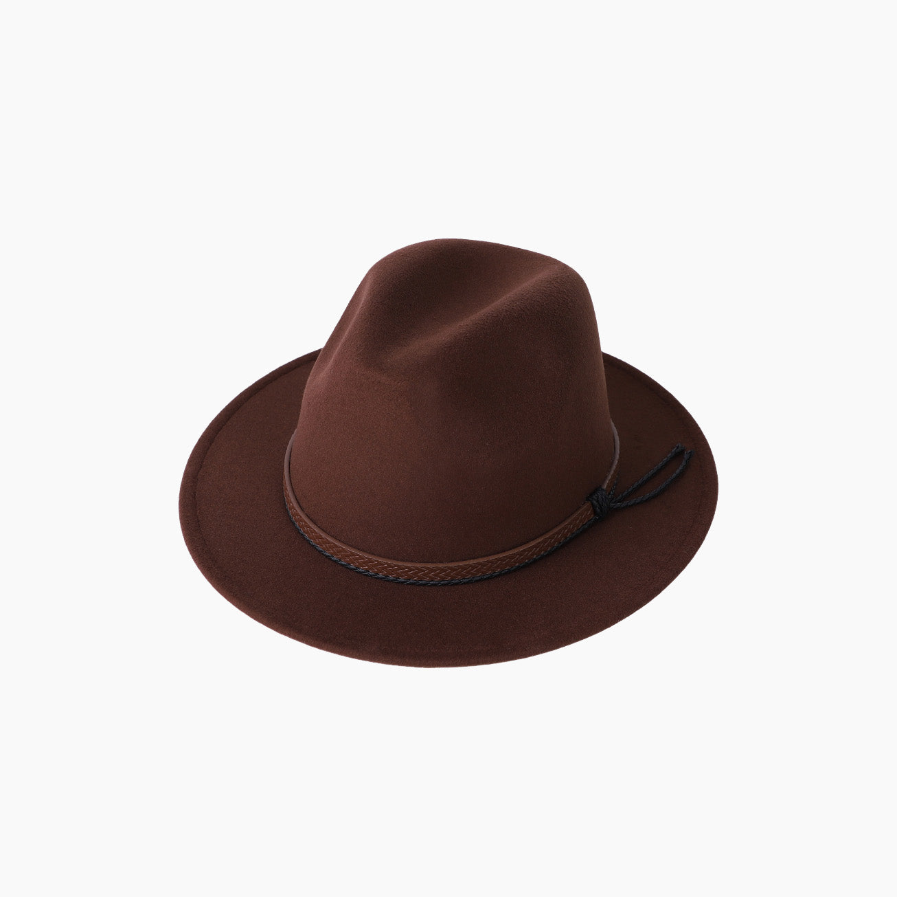 Wholesale Unisex Polyester Fedora Hat with  Flat Brim and UPF 50+ Sun Protection