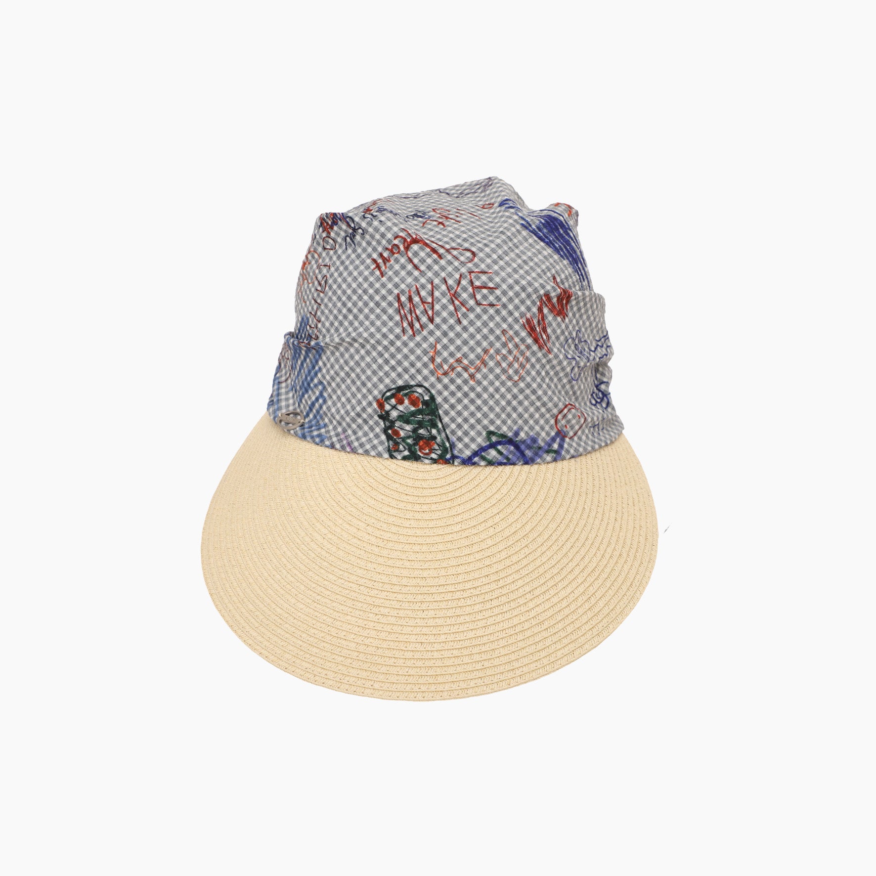 Wholesale Women's Paper Straw Sun Hat with  Curved Brim and UPF 50+ Sun Protection