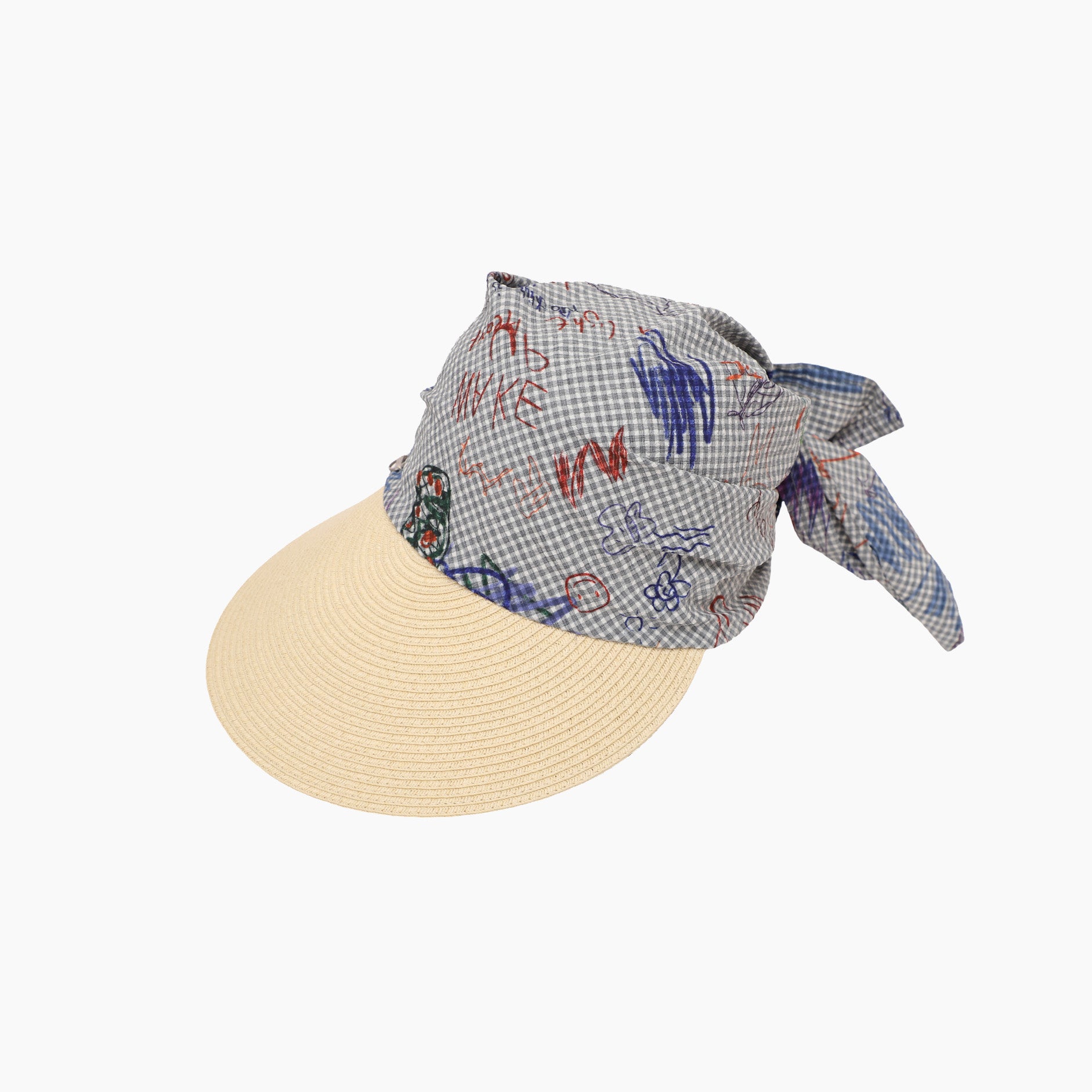 Wholesale Women's Paper Straw Sun Hat with  Curved Brim and UPF 50+ Sun Protection