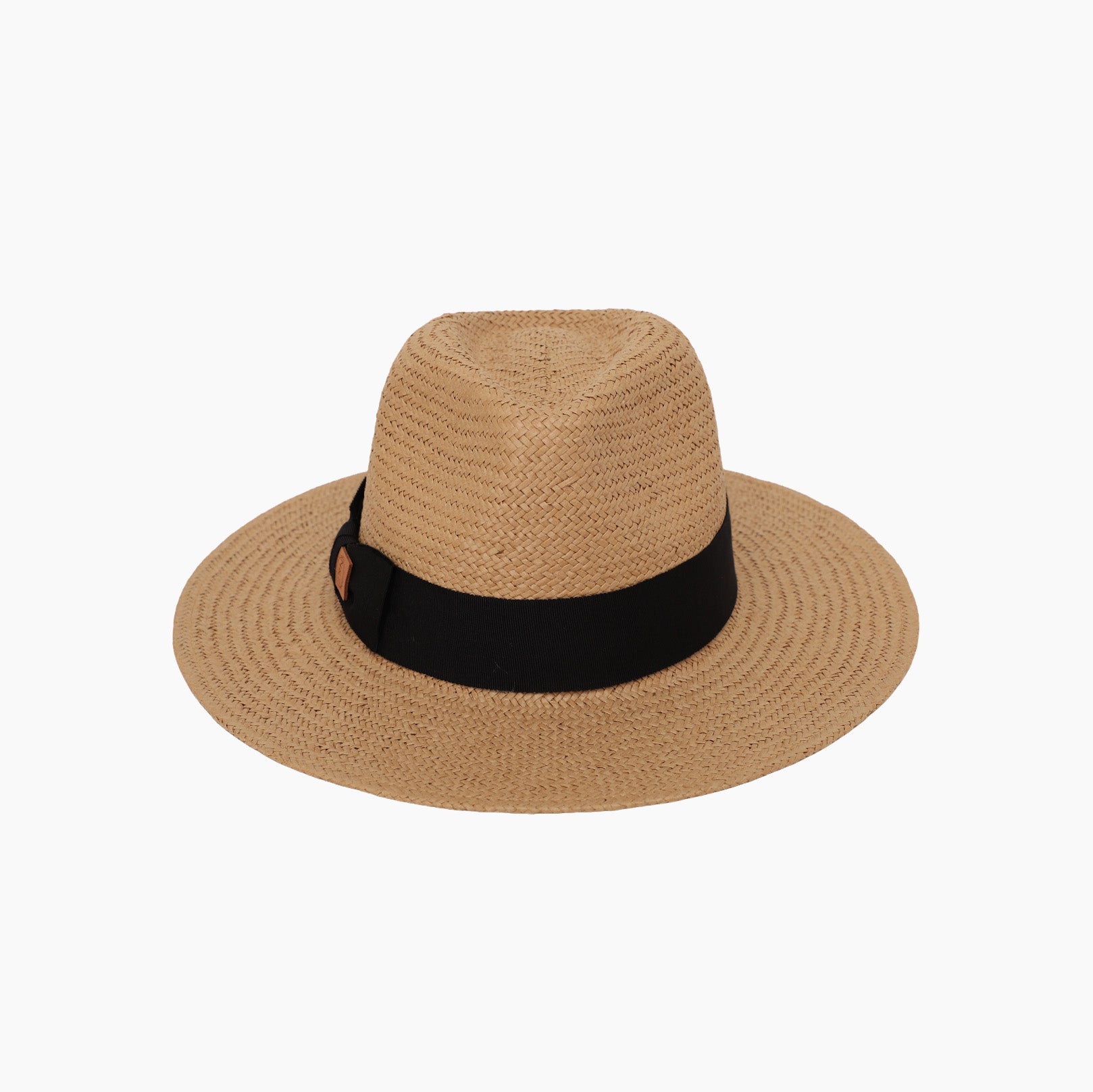 Wholesale Unisex Paper Braid Fedora Hat with Flat brim and UPF 50+ Sun Protection