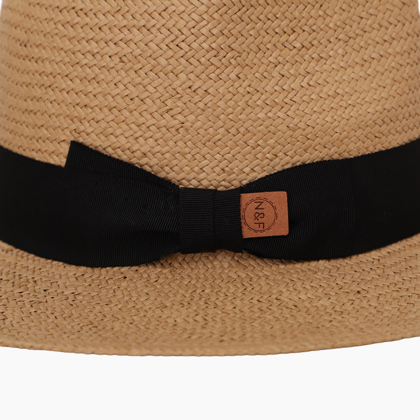 Wholesale Unisex Paper Braid Fedora Hat with Flat brim and UPF 50+ Sun Protection