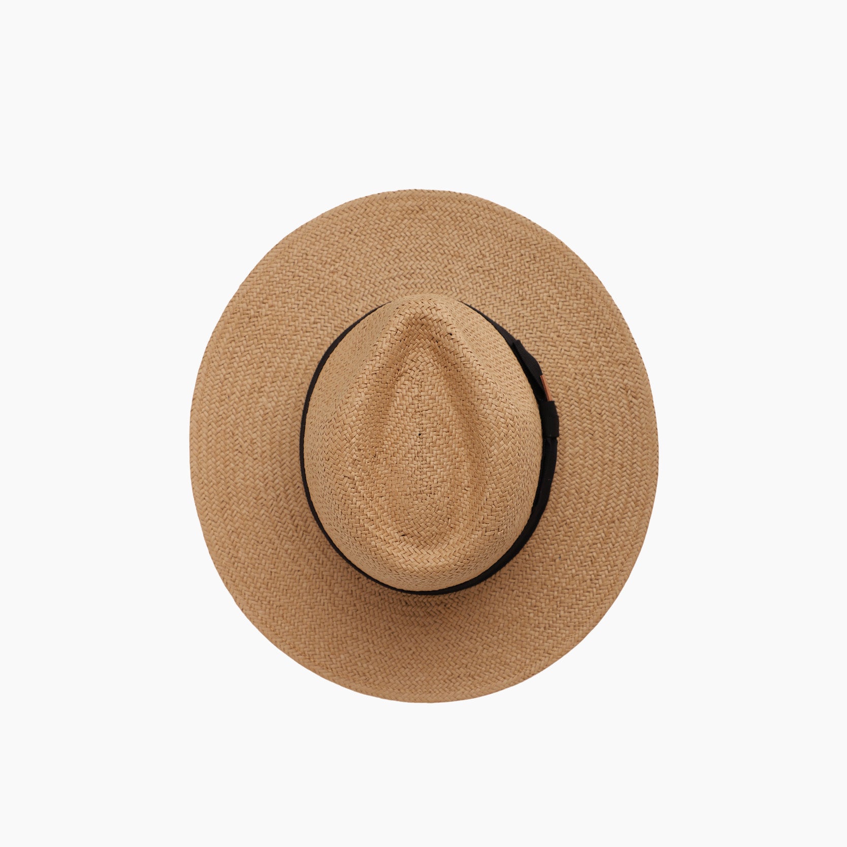 Wholesale Unisex Paper Braid Fedora Hat with Flat brim and UPF 50+ Sun Protection