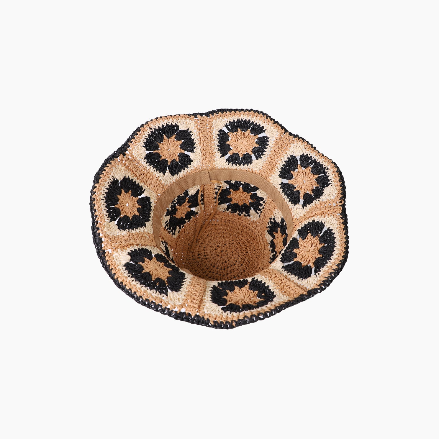 Wholesale Women's Paper Straw Bucket Hat with  Floppy Brim and UPF 50+ Sun Protection