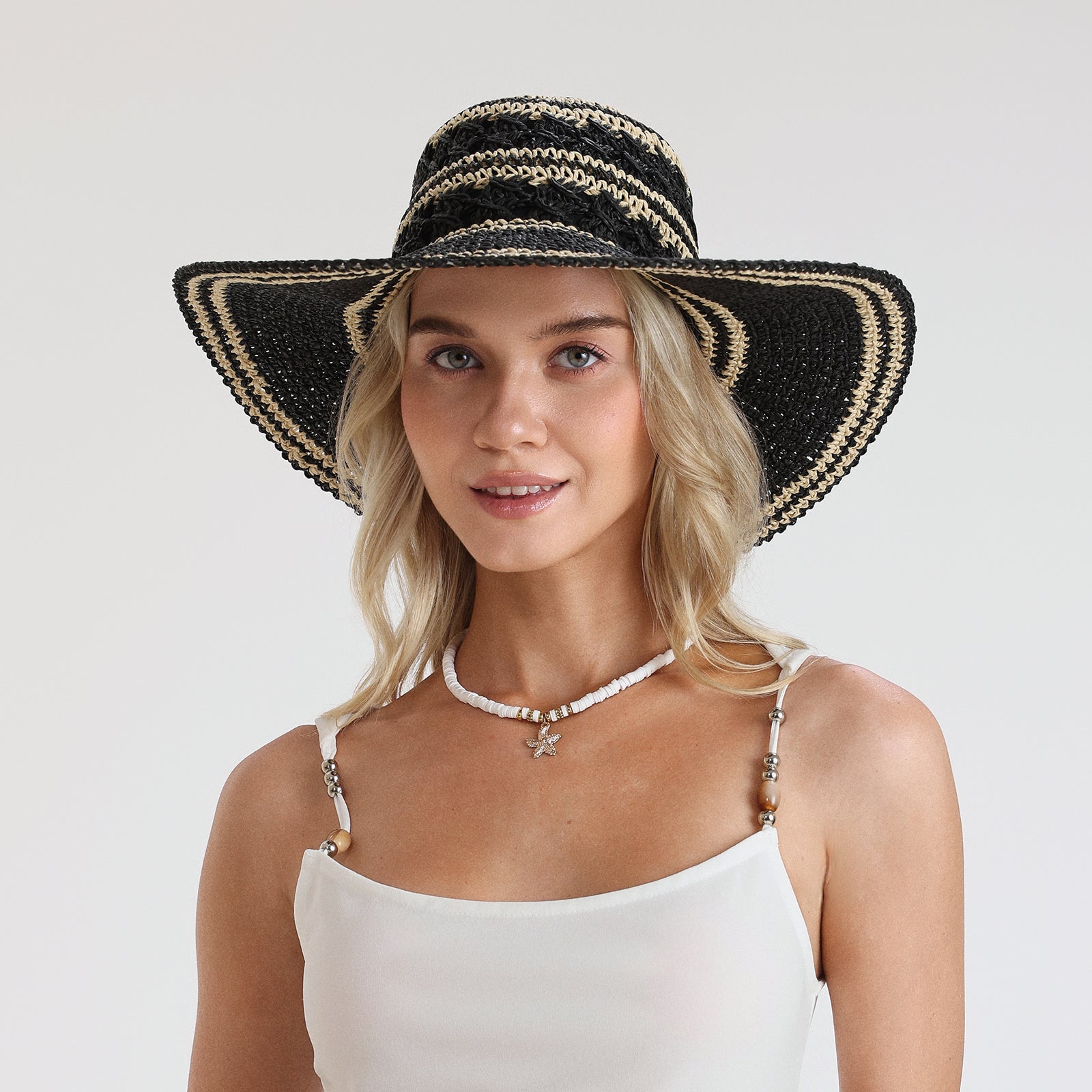 paper straw sun hats & beach visor