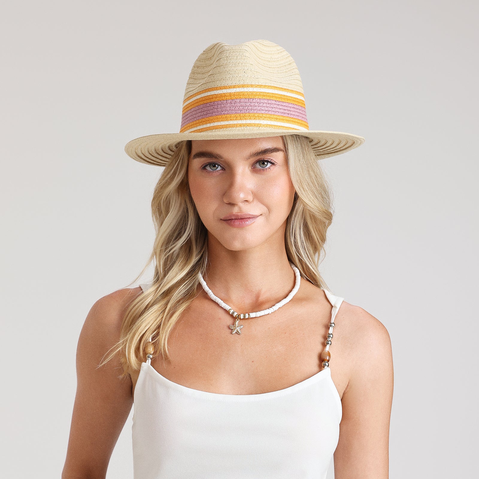 paper straw straw fedora hat