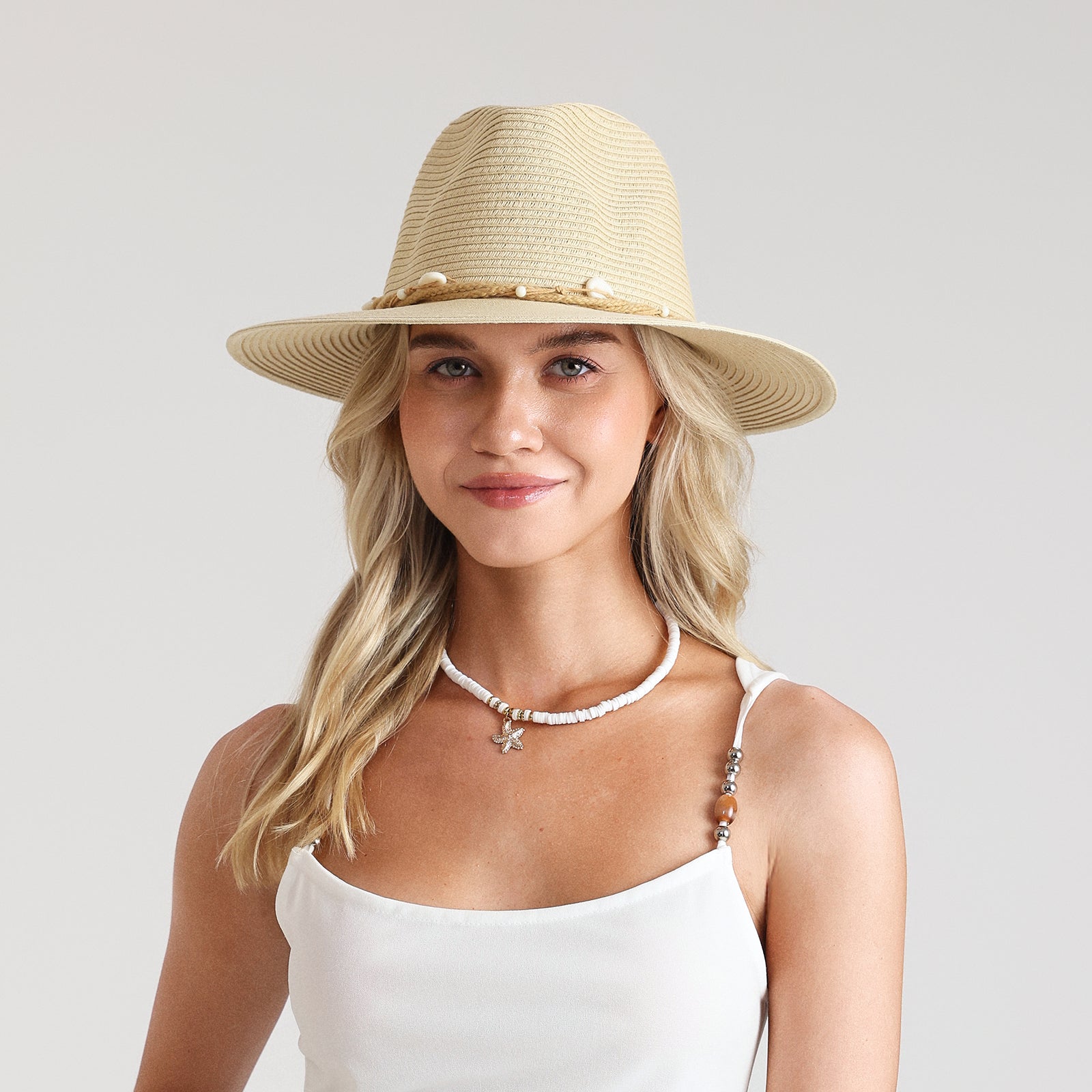 paper straw straw fedora hat