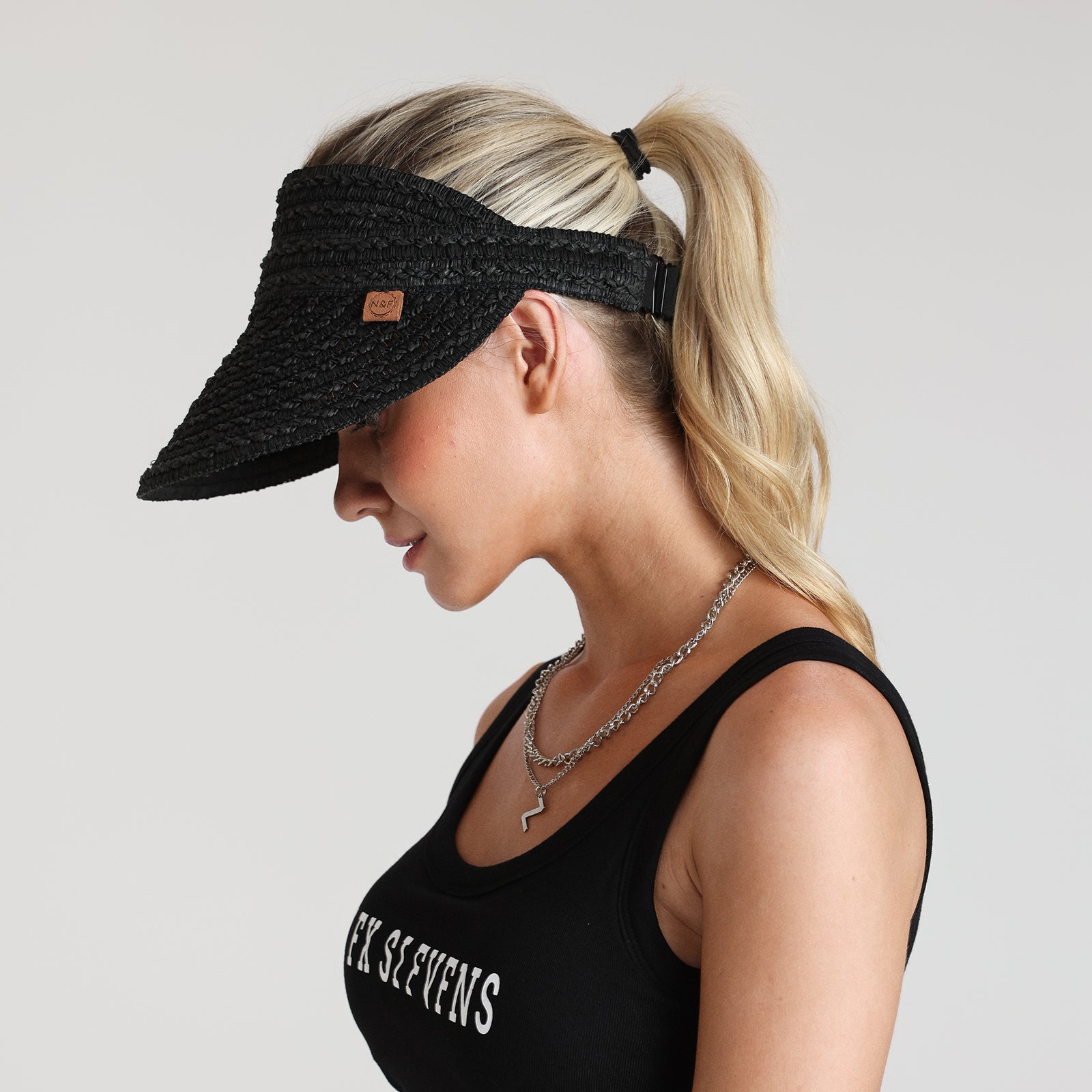 Wholesale Women's Paper Straw Sun Hat with Wide Brim and UPF 50+ Sun Protection