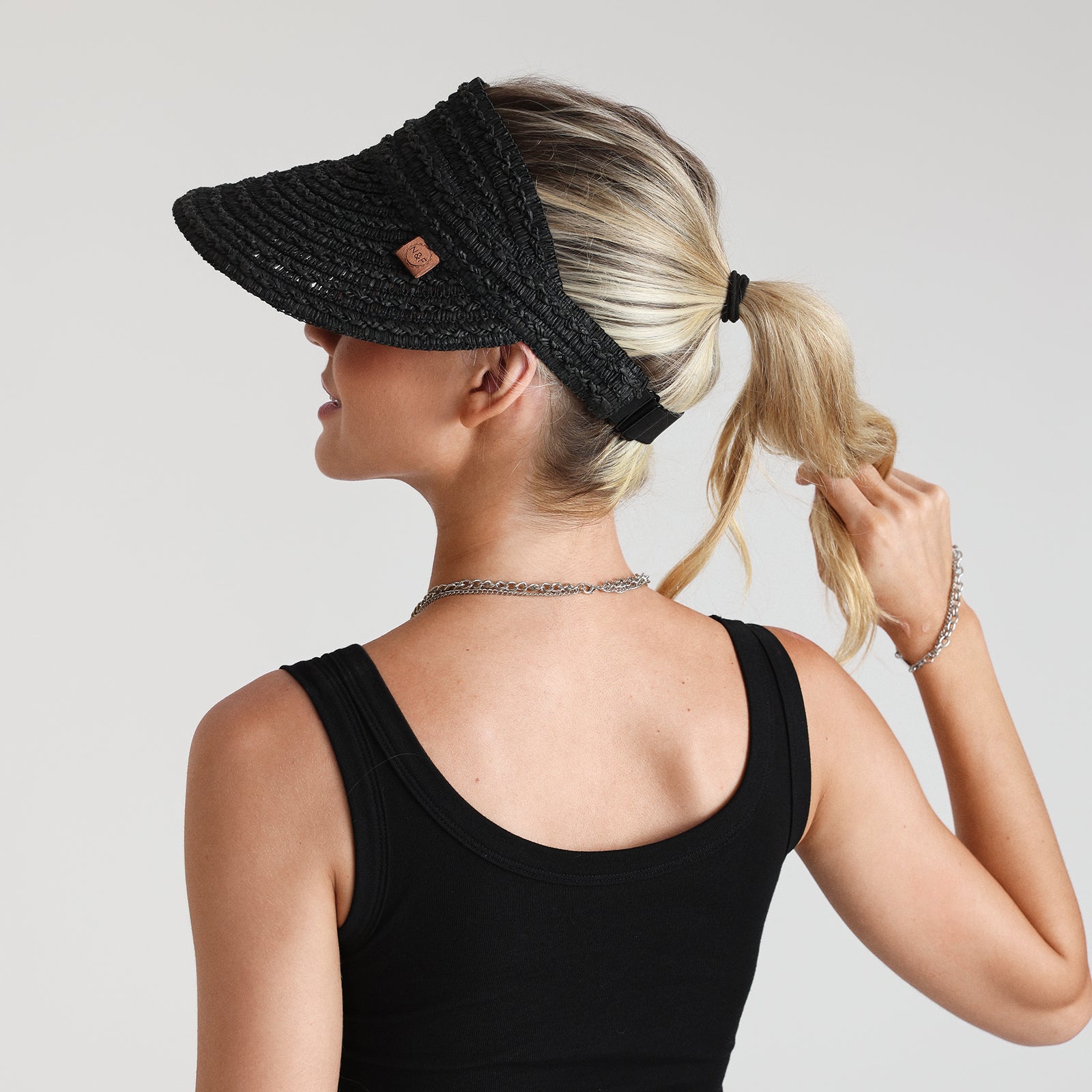Wholesale Women's Paper Straw Sun Hat with Wide Brim and UPF 50+ Sun Protection