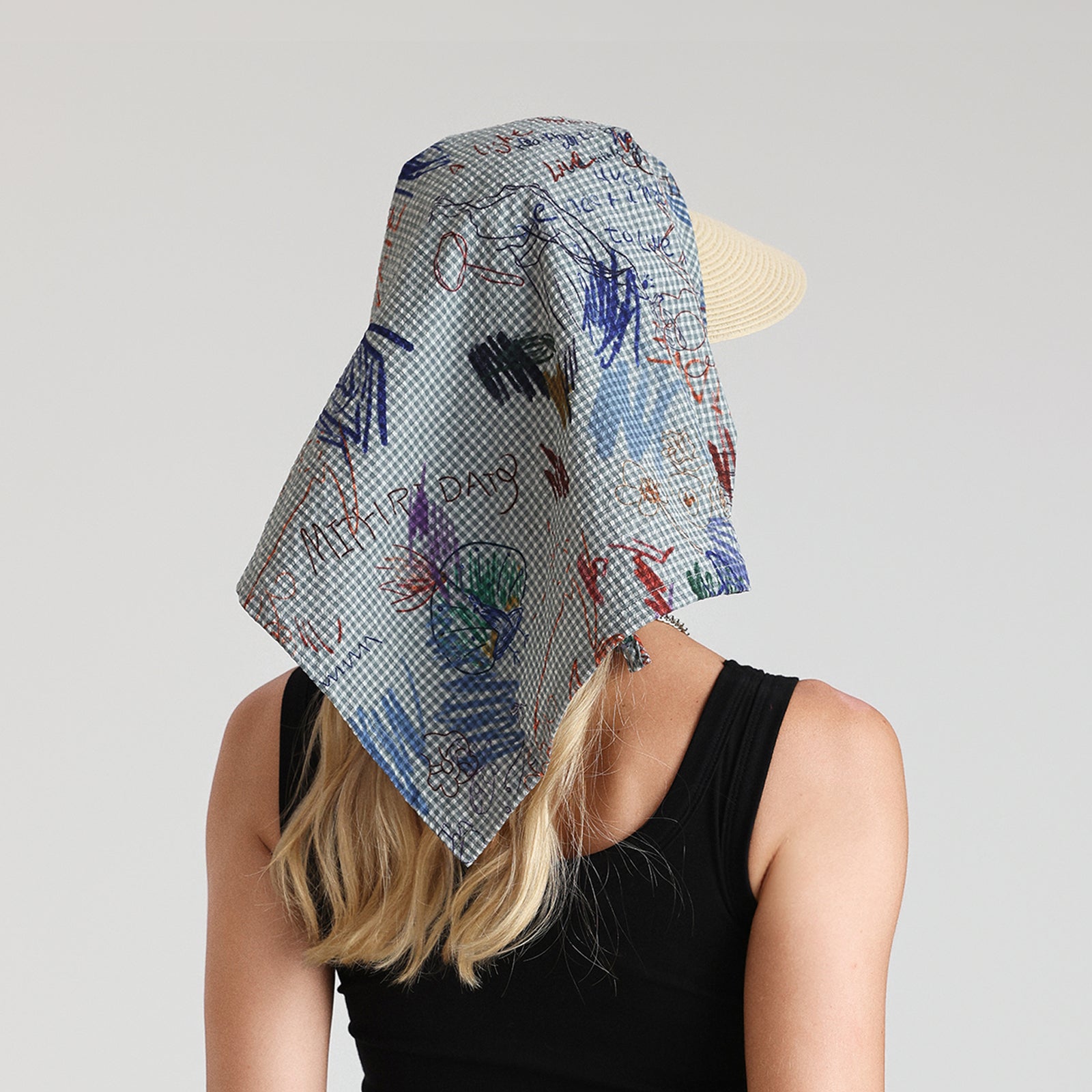 Wholesale Women's Paper Straw Sun Hat with  Curved Brim and UPF 50+ Sun Protection