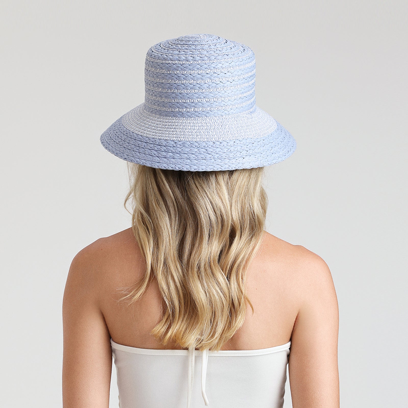 Wholesale Women's Paper Straw Bucket Hat with Wide Brim and UPF 50+ Sun Protection