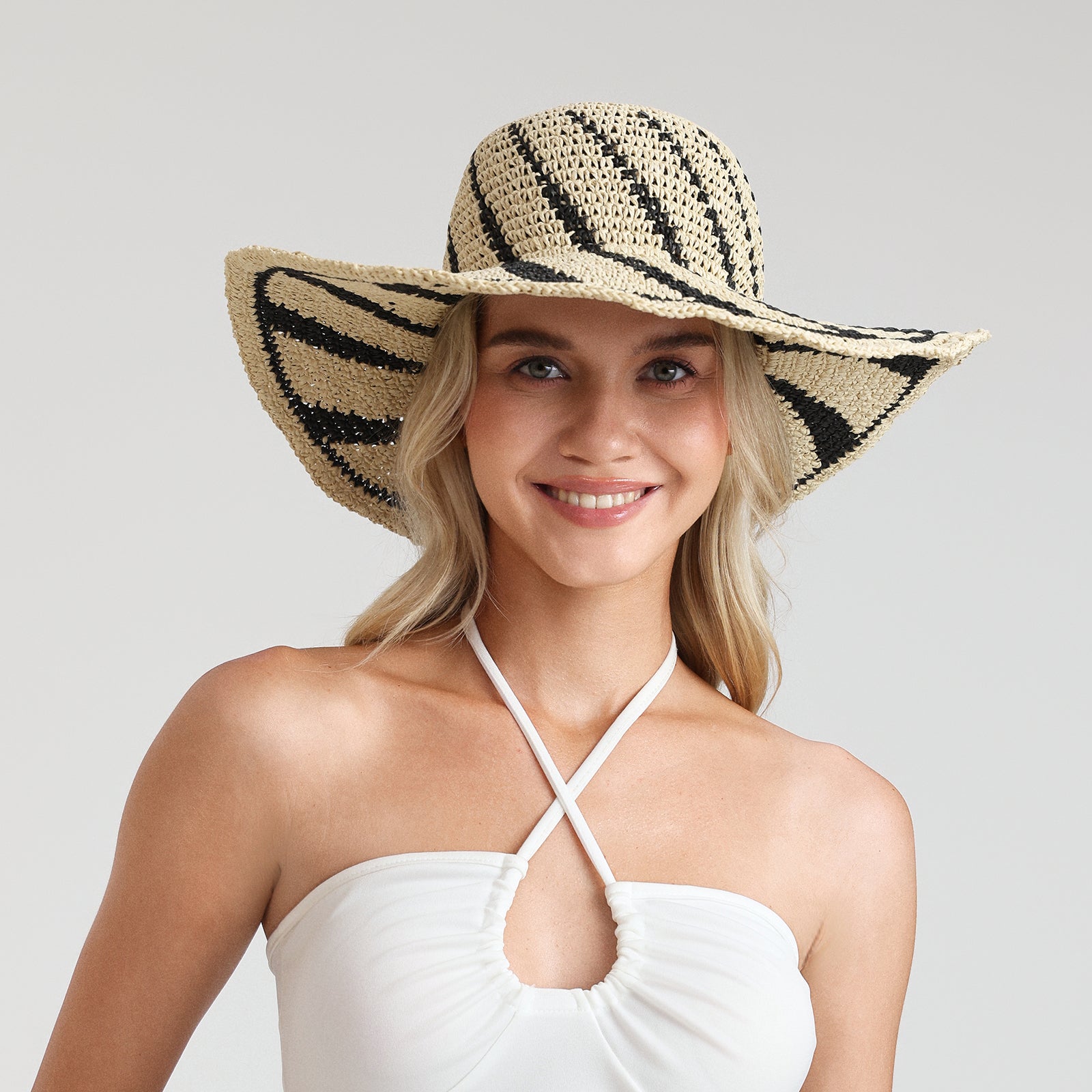 paper straw sun hats & beach visor