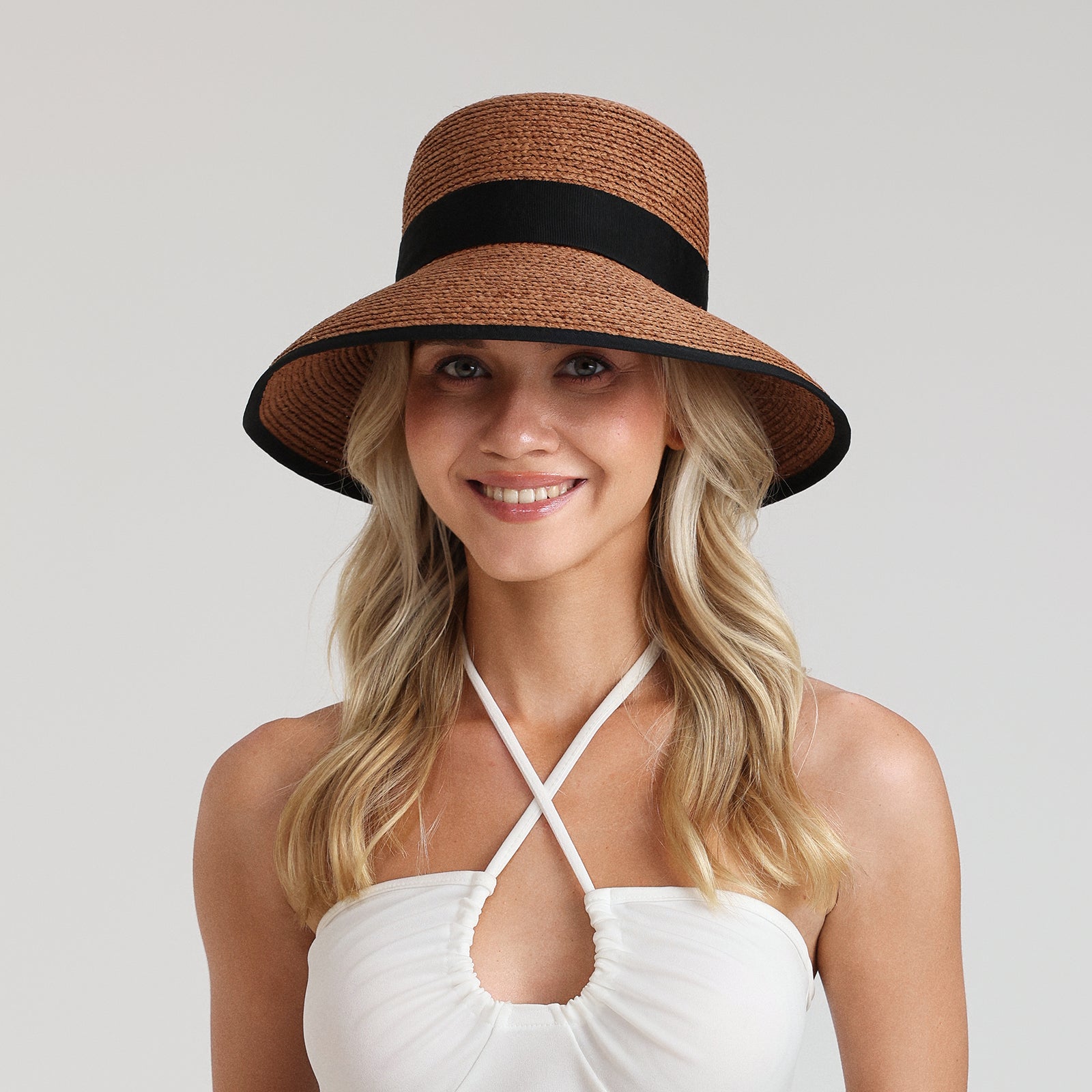raffia bucket hat