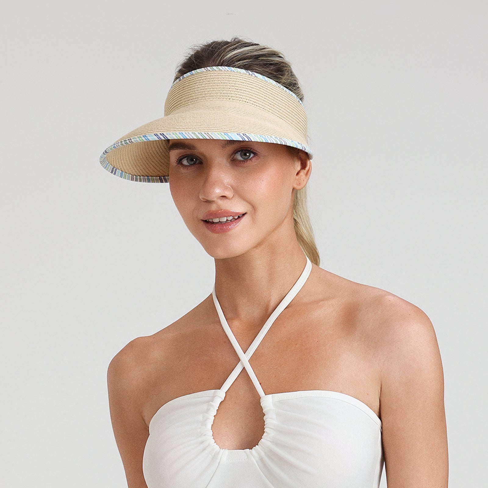 paper straw sun hats & beach visor