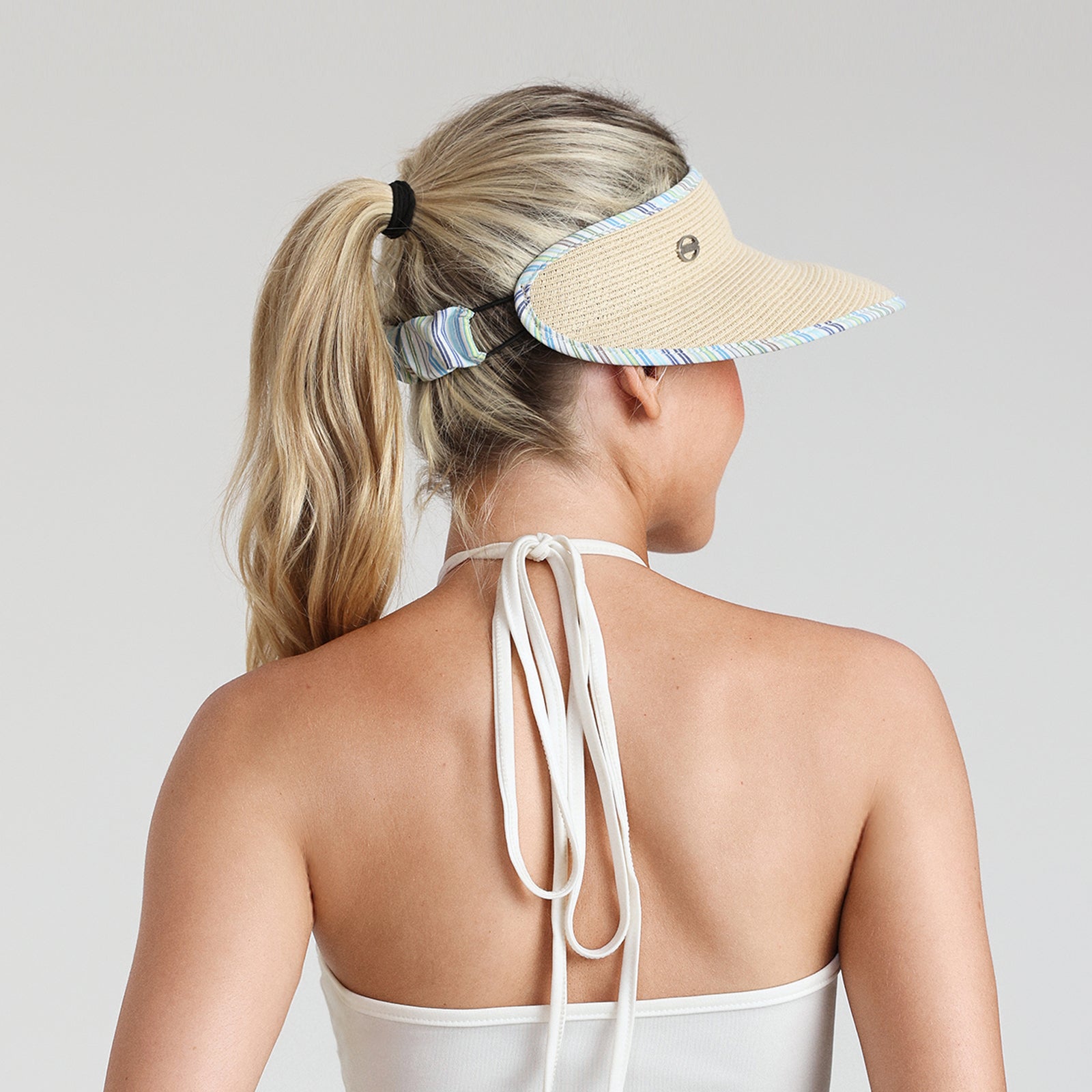 Wholesale Women's Paper Straw Sun Hat with Wide Brim and UPF 50+ Sun Protection